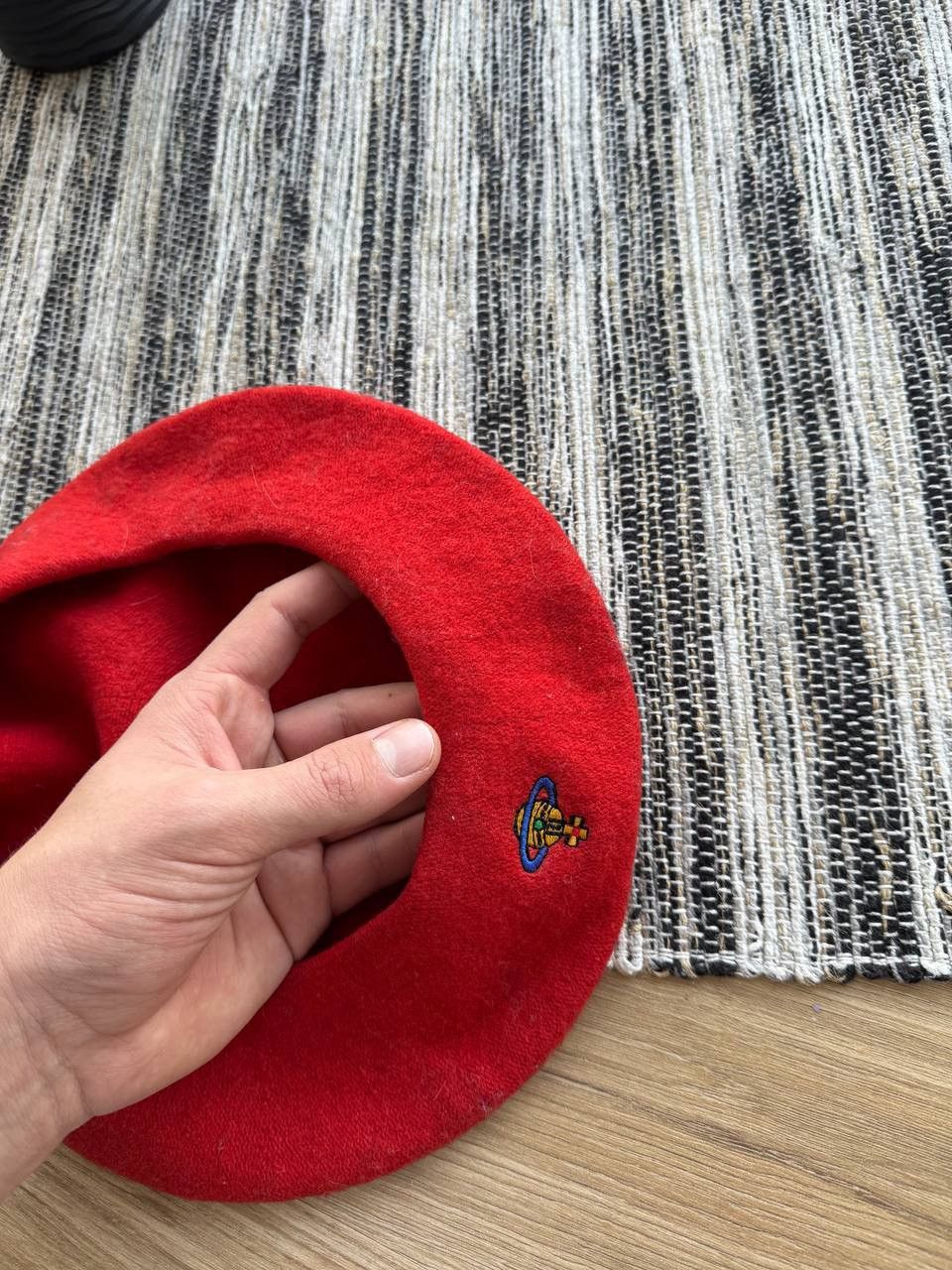 Vivienne Westwood VIVIENNE WESTWOOD BERET RED WOOMEN’S WOOL HAT LIMITEDEDITION Size ONE SIZE - 3 Thumbnail