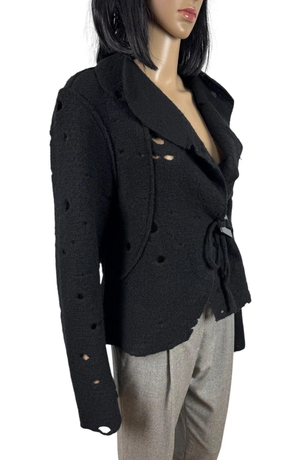 Other Absolut Avant Garde Wrap Jacket Wool Pl Size 2 Size S / US 4 / IT 40 - 4 Thumbnail