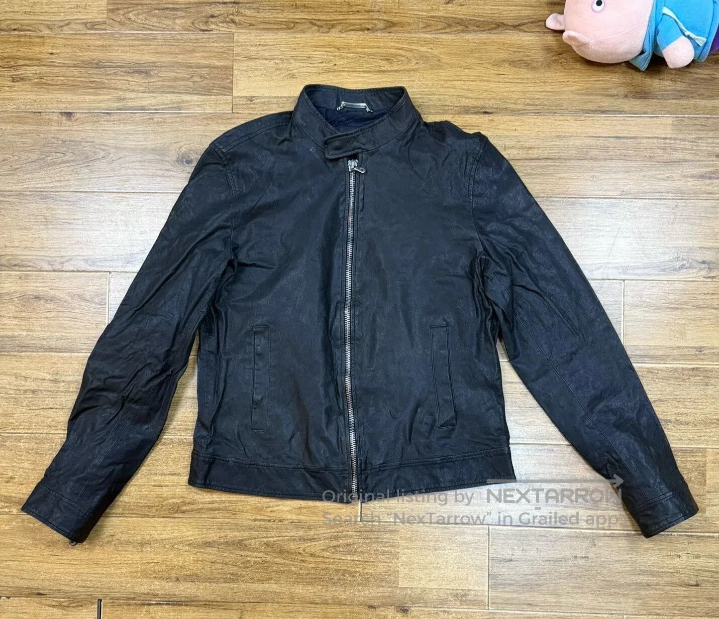 Dolce & Gabbana Dolce&Gabbana Men's Leather Motorcycle Jacket. Size US L / EU 52-54 / 3 - 1 Thumbnail