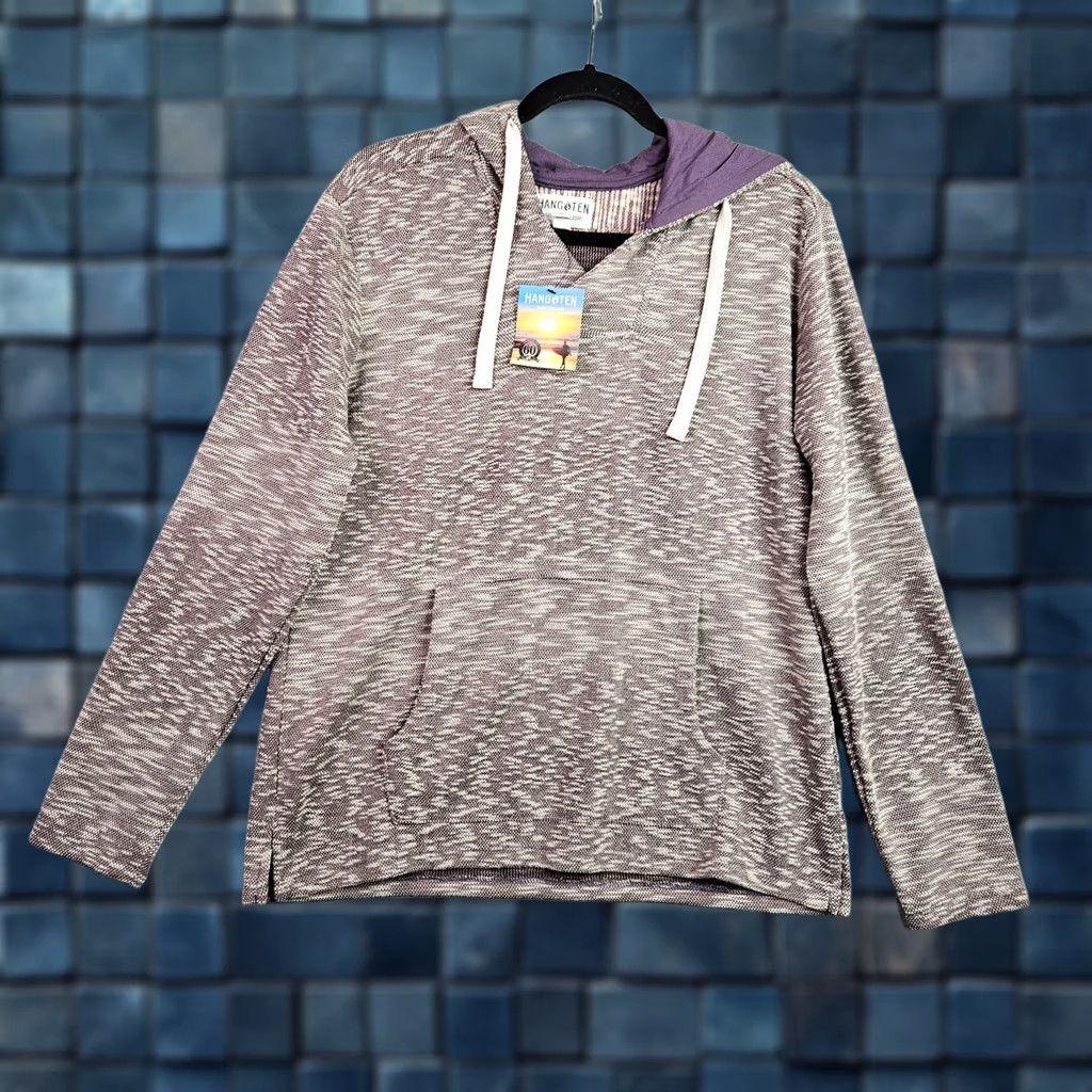 Hang Ten Hang Ten Hoodie Women’s Purple Space Dye Pullover Long Sleeve Sweatshirt Size M Size M / US 6-8 / IT 42-44 - 1 Thumbnail