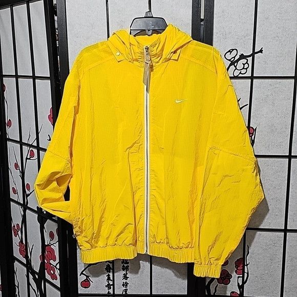 Nike NRG MII Hooded Track Jacket Opti Yellow NWT
