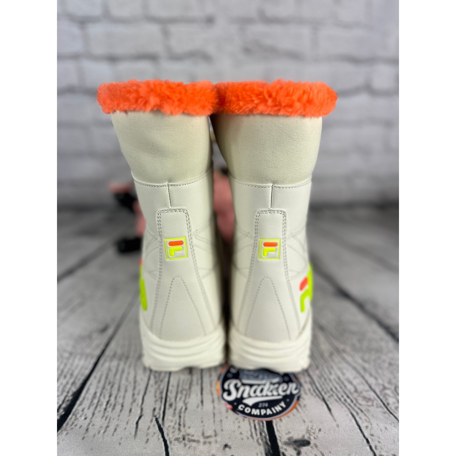 Fila Fila Disruptor Snow Boots Womens 9 Orange Shearling Winter Size US 9 / IT 39 - 5 Thumbnail