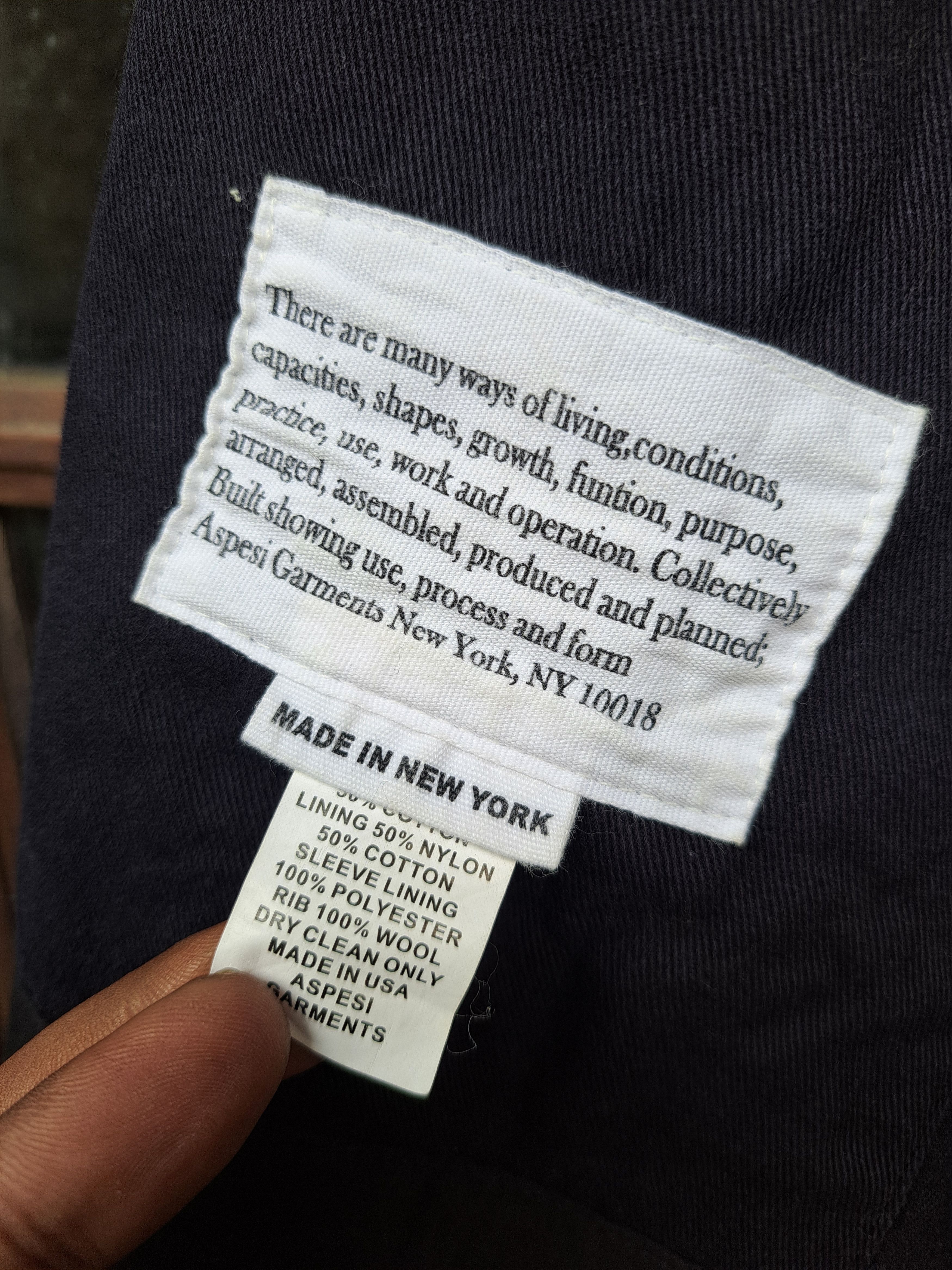 Aspesi Engineered Garments x Aspesi A blue Garments New York Jacket Size US L / EU 52-54 / 3 - 10 Thumbnail