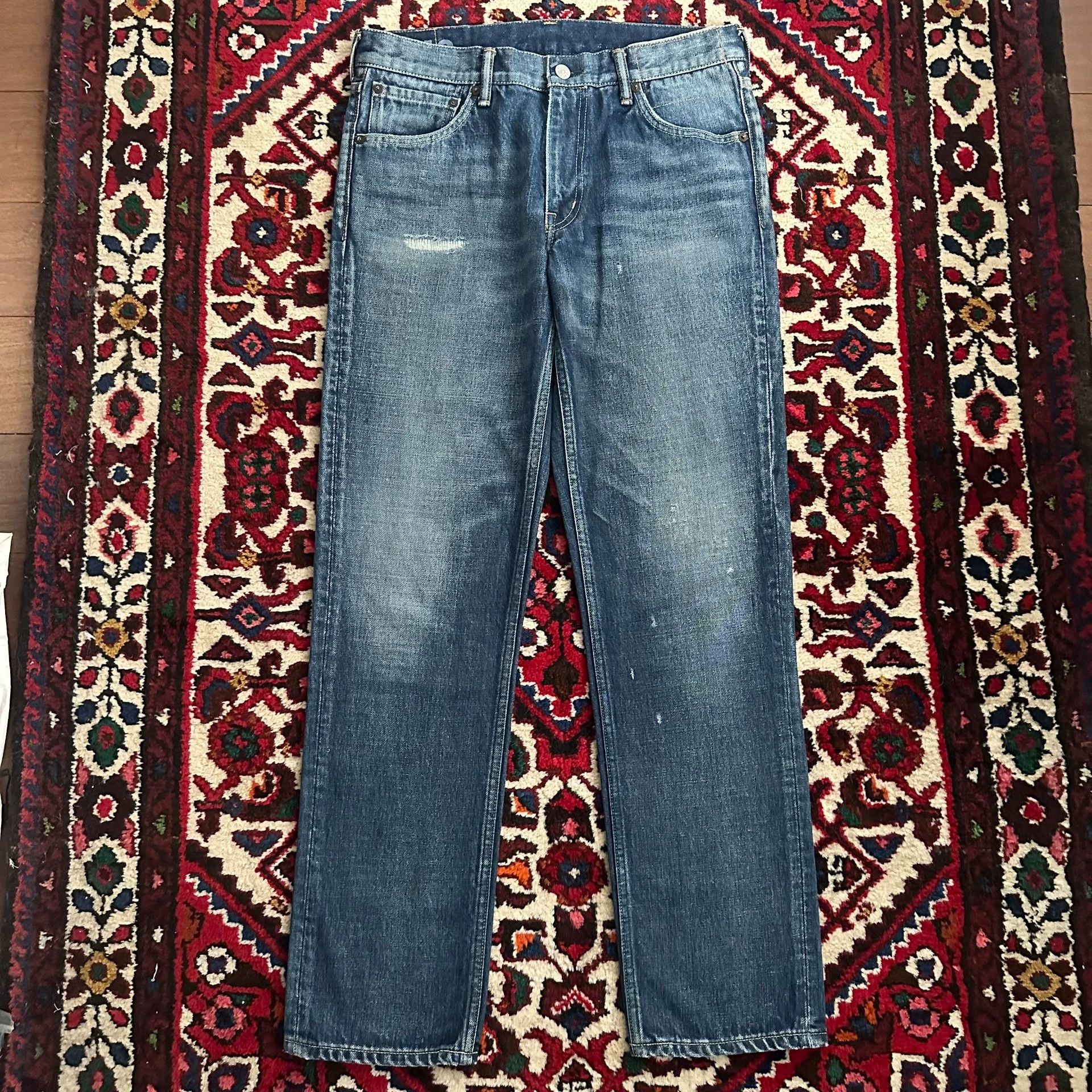 Visvim Visvim 18ss 03d12 washed jeans Size US 32 / EU 48 - 1 Thumbnail