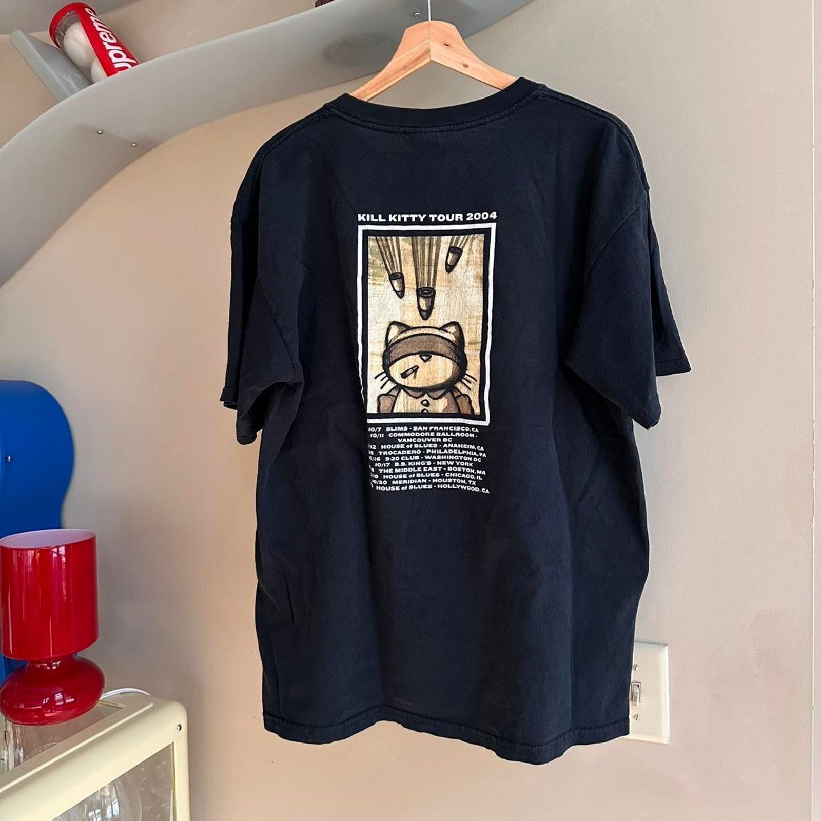 Band Tees × Gildan × Vintage Vintage 2004 Kill Kitty Tour Shirt Size US L / EU 52-54 / 3 - 1 Thumbnail