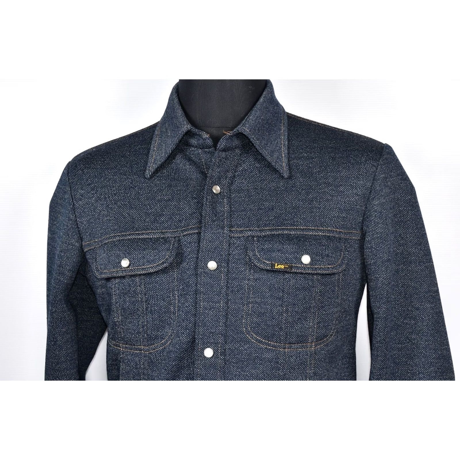 Lee Lee Denim Jacket Vintage 1970S USA Made M Blue Mens Jacket Size US M / EU 48-50 / 2 - 6 Thumbnail