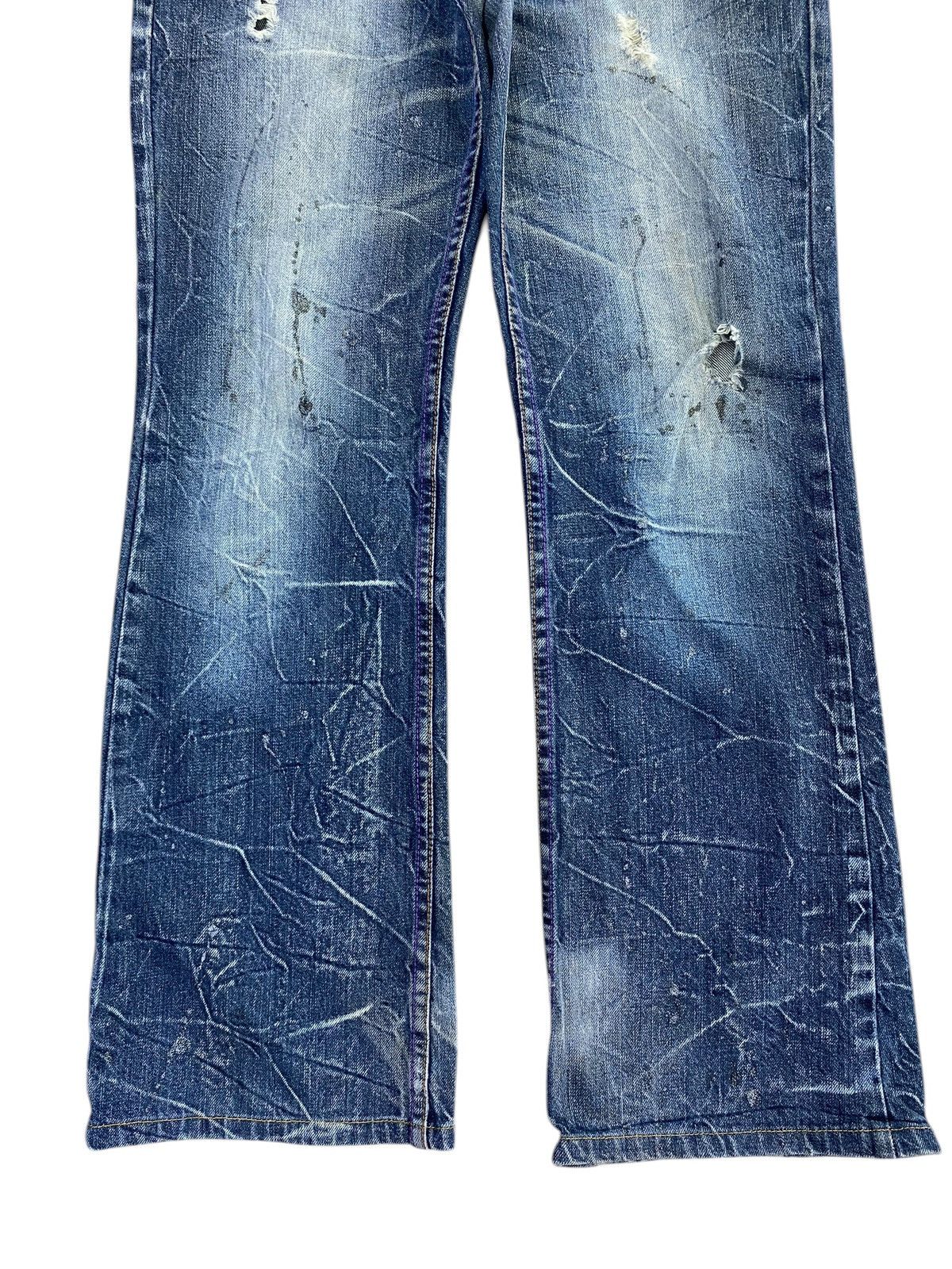 Japanese Brand Japanese Brand Thunder Wash Ripped Style Bootcut Jeans Size US 32 / EU 48 - 9 Thumbnail