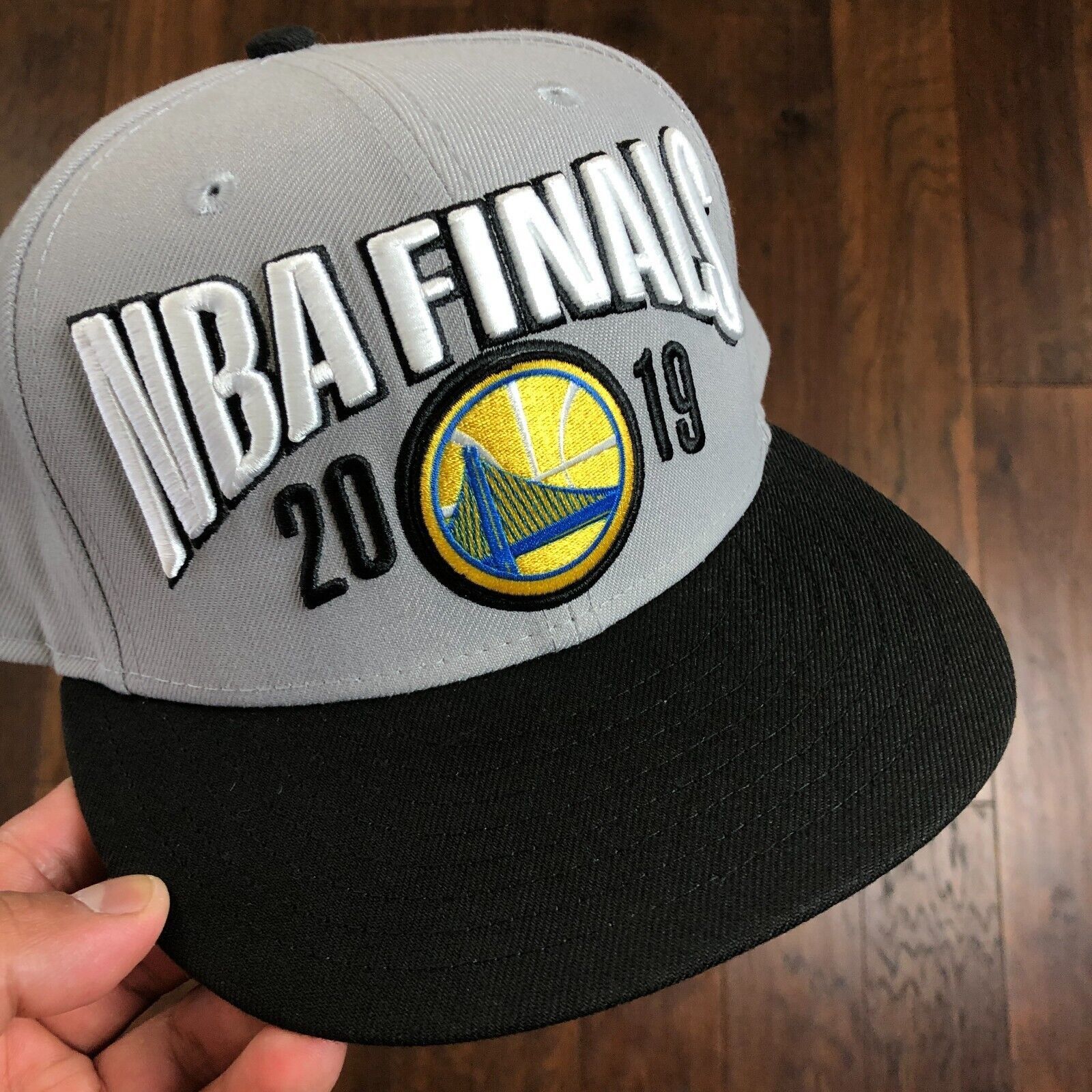 NBA GOLDEN STATE WARRIORS 2019 NBA FINALS GRAY SNAPBACK HAT Size ONE SIZE - 2 Thumbnail