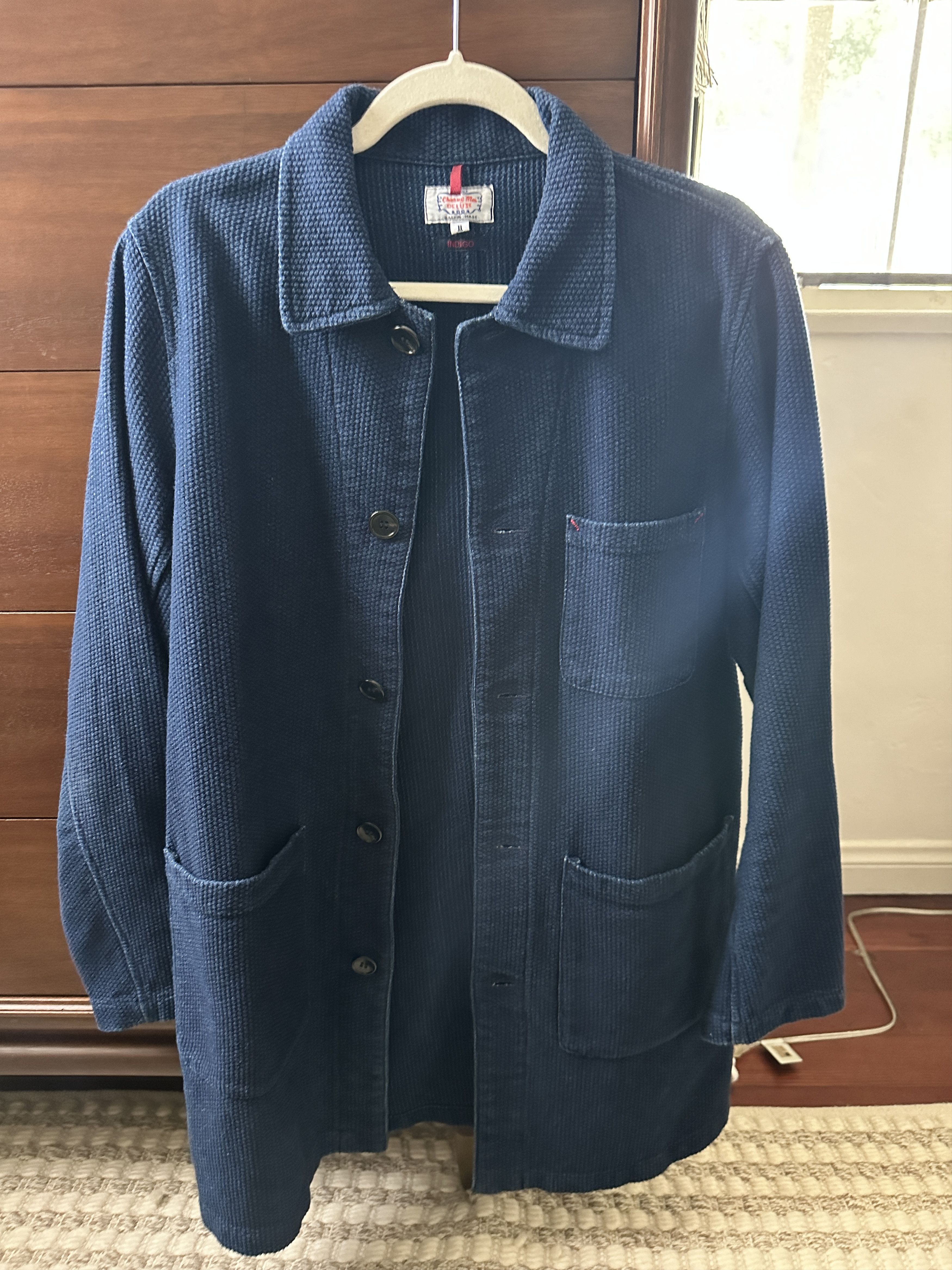 image of Okura Indigo Chore Coat, Men's (Size Medium)