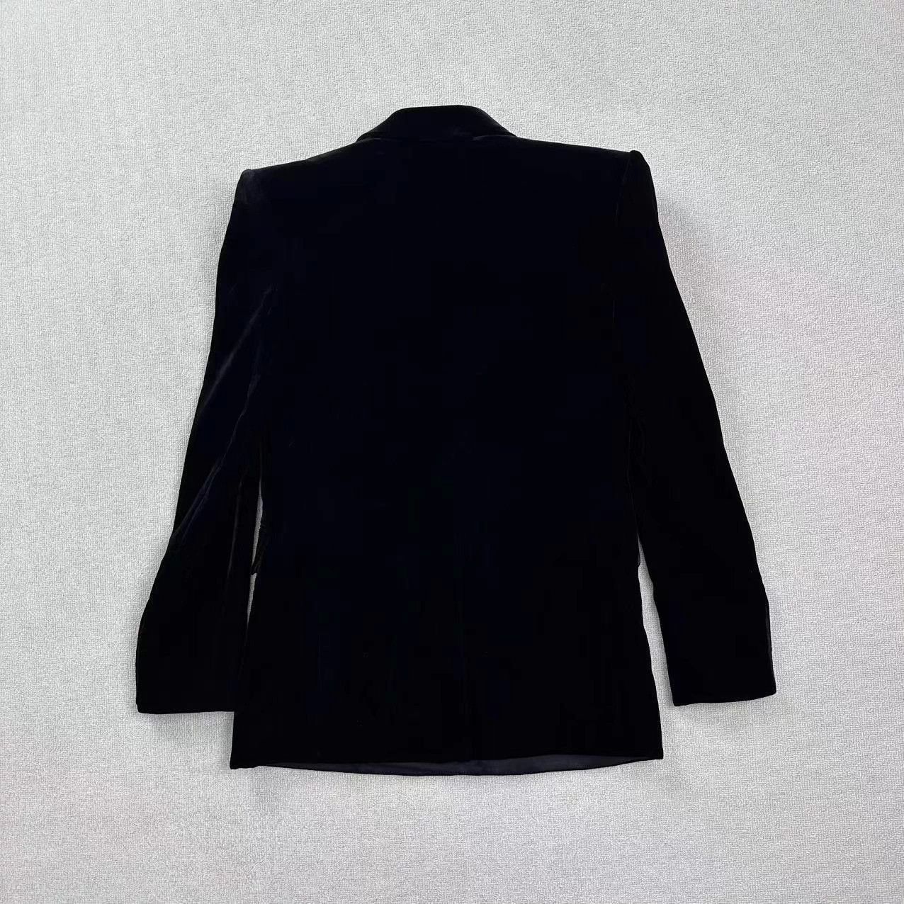 Saint Laurent Paris YSL Velvet Casual Blazer Size 34 Almost New Size XXS / US 00 / IT 34 - 2 Thumbnail