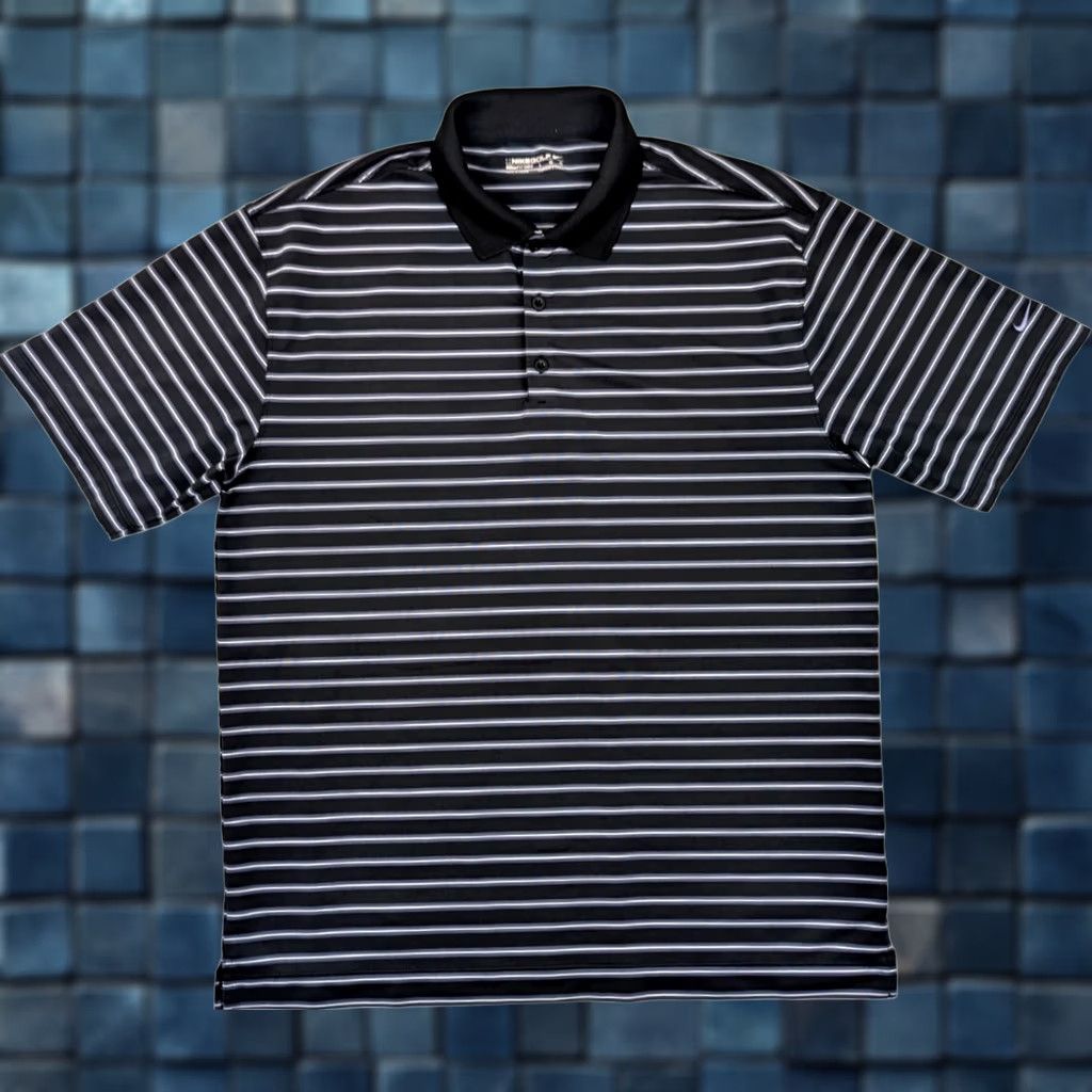 Nike × Supreme Nike Supreme Jacquard Polo Shirt Black | Grailed