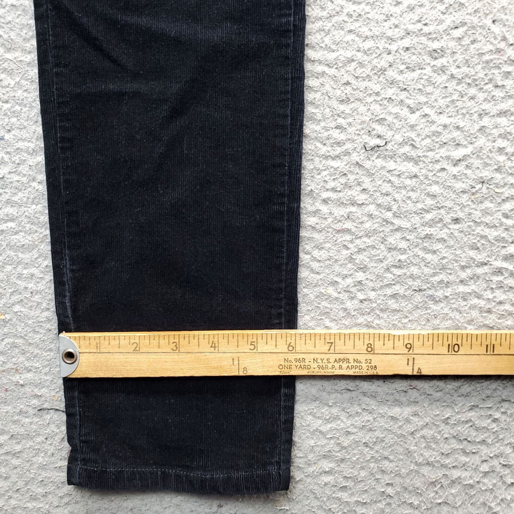 Michael Kors Michael Kors Womens Pants Black Corduroy Modern Bohemian Stretch Straight Fit 4 Size 27" / US 4 / IT 40 - 5 Thumbnail