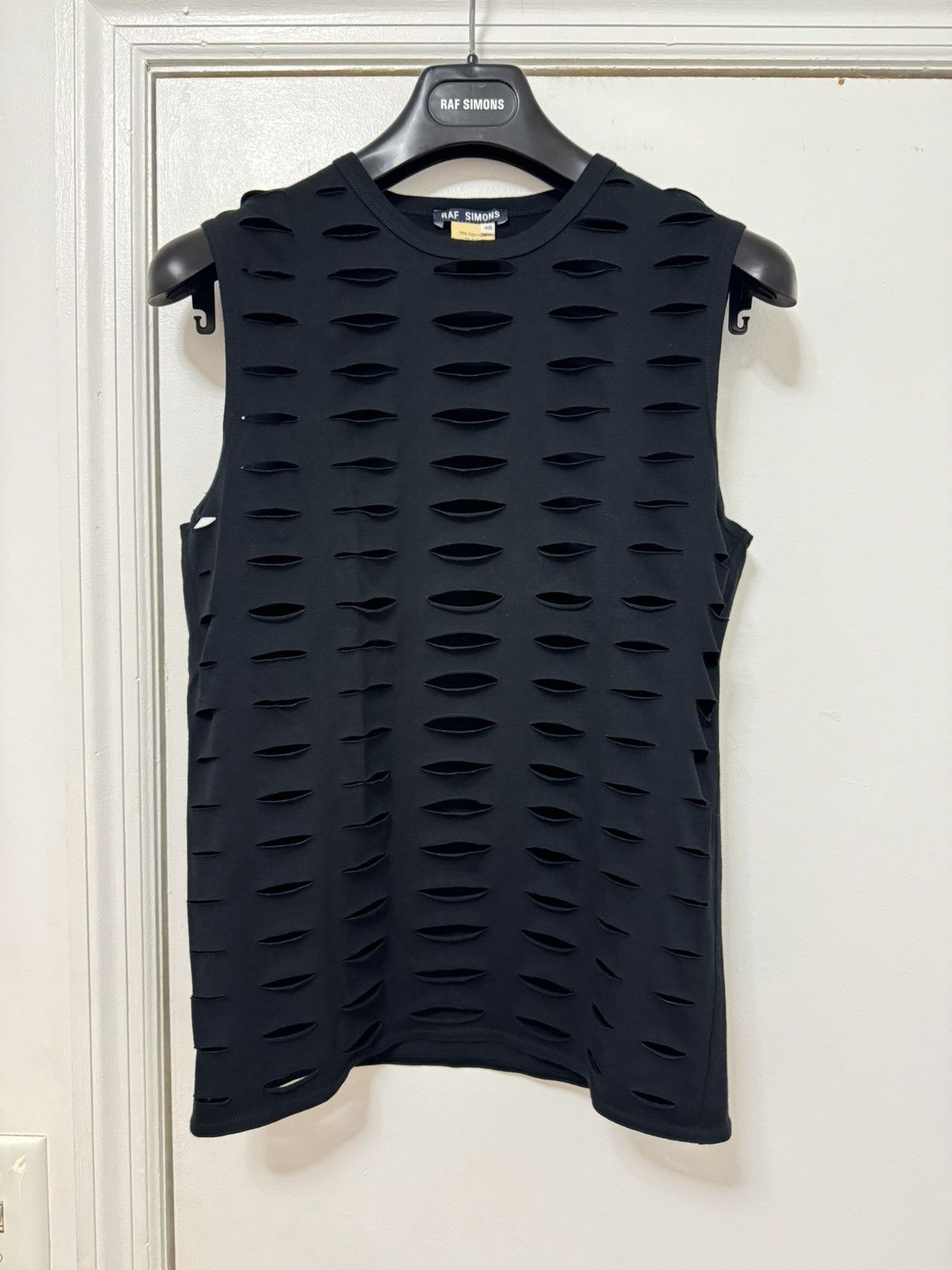 RAF SIMONS 七分袖カットソー　BLACK PALMS RAF SIMONS ブラック 七分袖カットソー サイズ46 - メルカリ