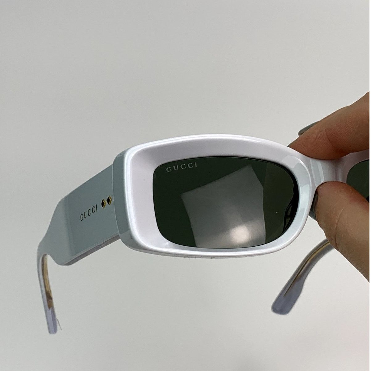 Gucci NEW Gucci Sunglasses GG1528S 004 Light Blue Gray Women Size ONE SIZE - 8 Thumbnail