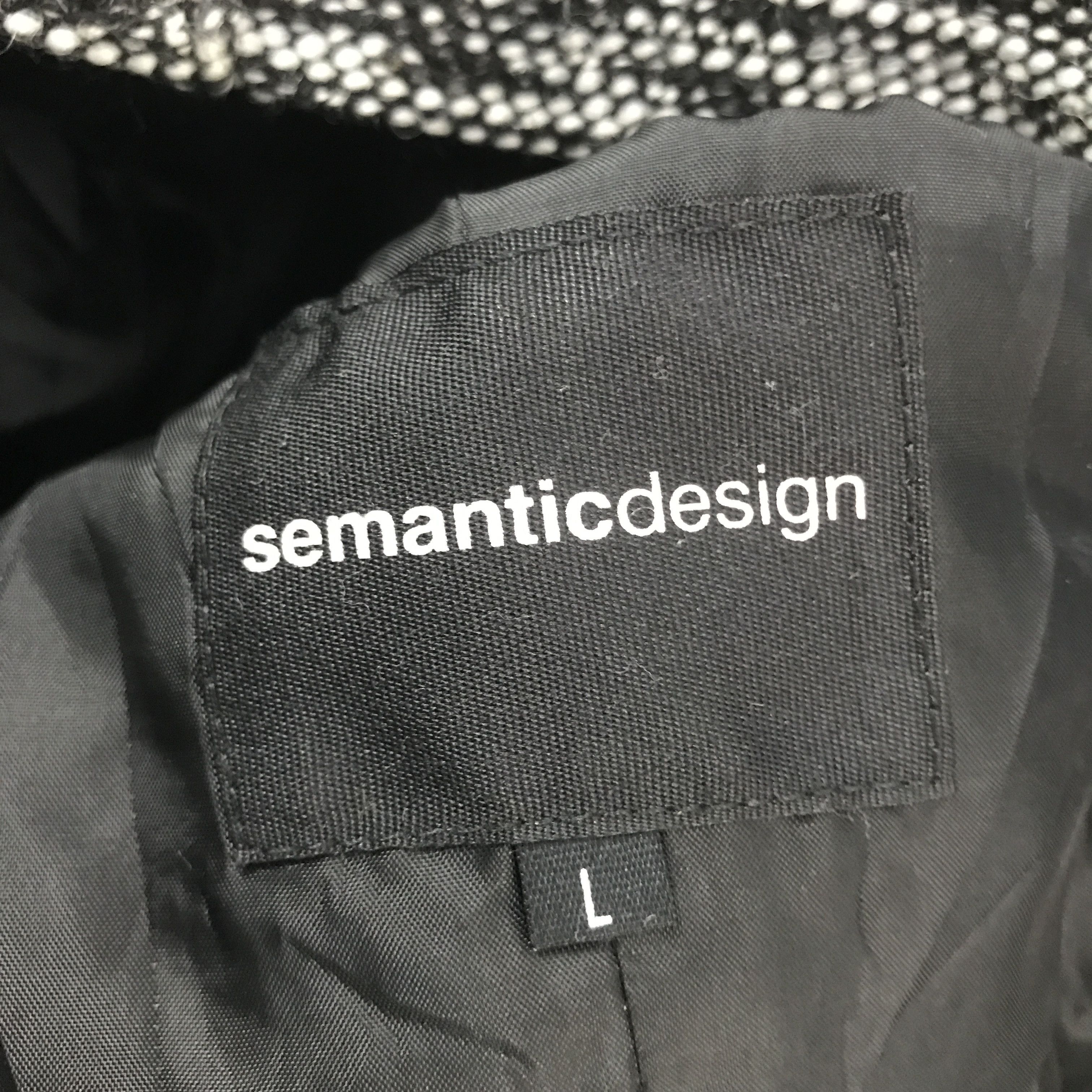 Japanese Brand × semanticdesign Vintage Semantic Design Punk style Jacket Size US L / EU 52-54 / 3 - 9 Thumbnail