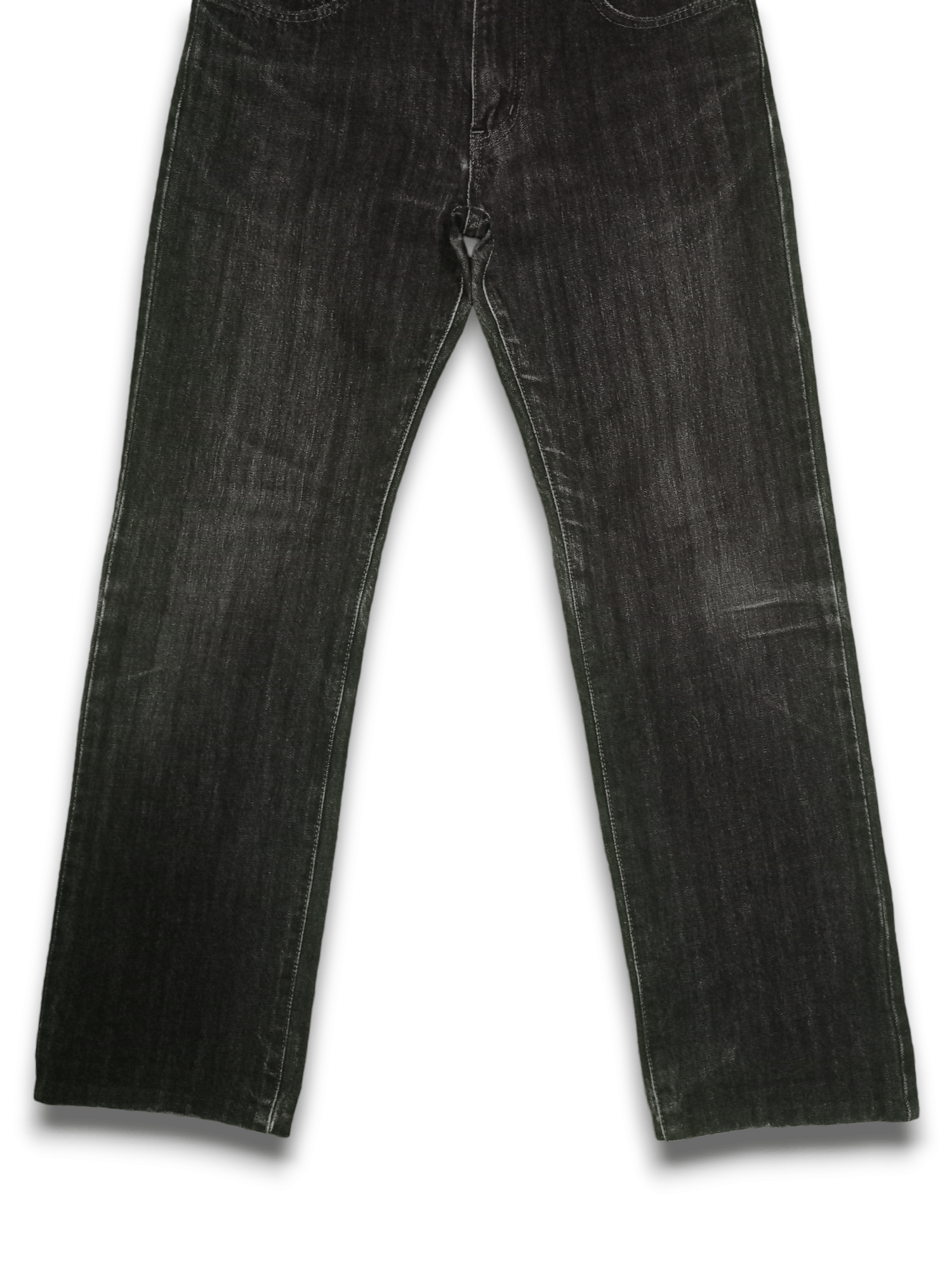 Edwin × Japanese Brand Vintage Japanese Edwin 402 Straight Leg Washed Black Jeans Size US 30 / EU 46 - 9 Thumbnail