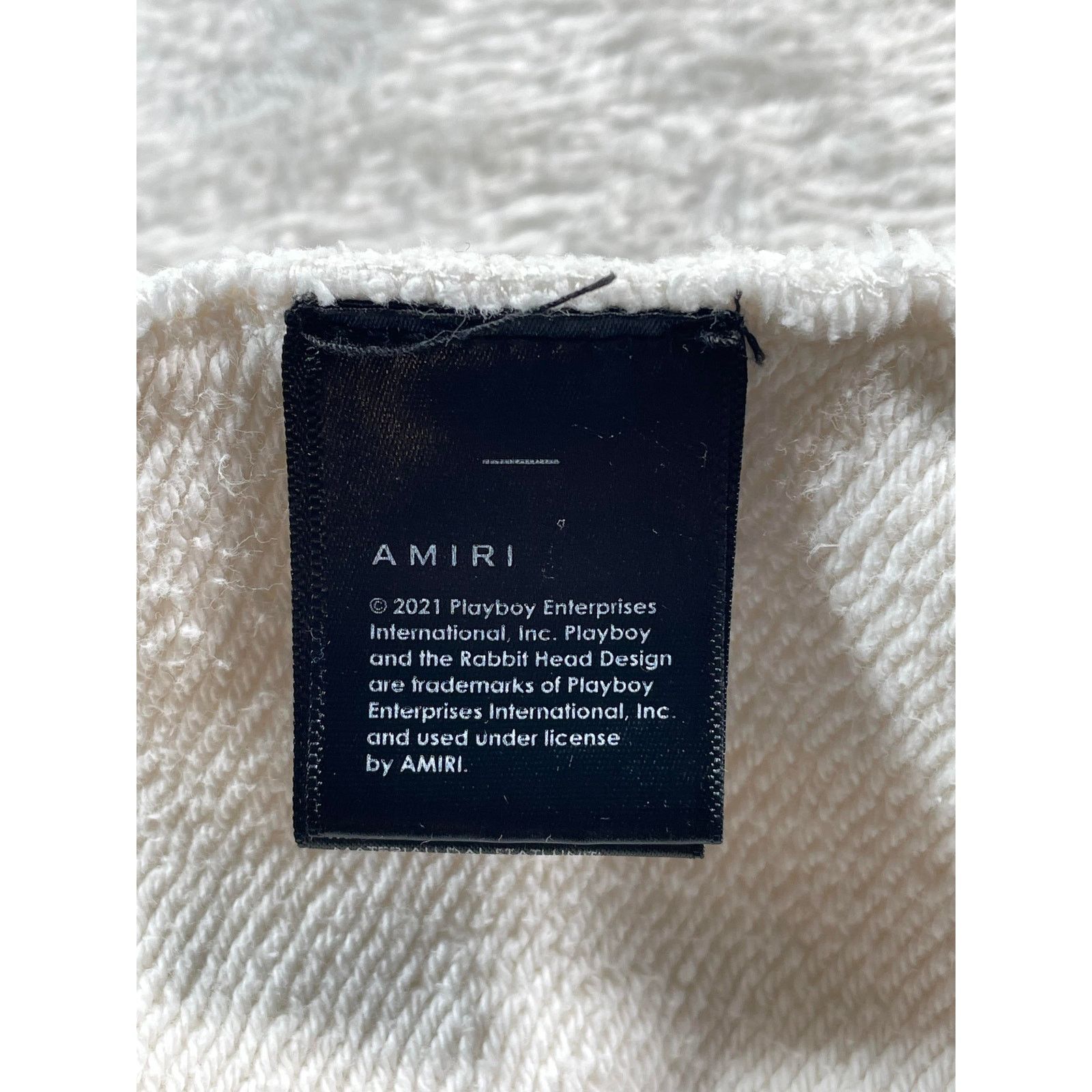 Amiri Amiri Playboy White Hoodie Size US XL / EU 56 / 4 - 4 Thumbnail