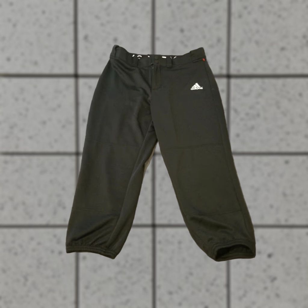 Adidas adidas Mens Pants M Athletic Black Regular Sweatpants Gym Workout Size M Size US 31 - 1 Thumbnail