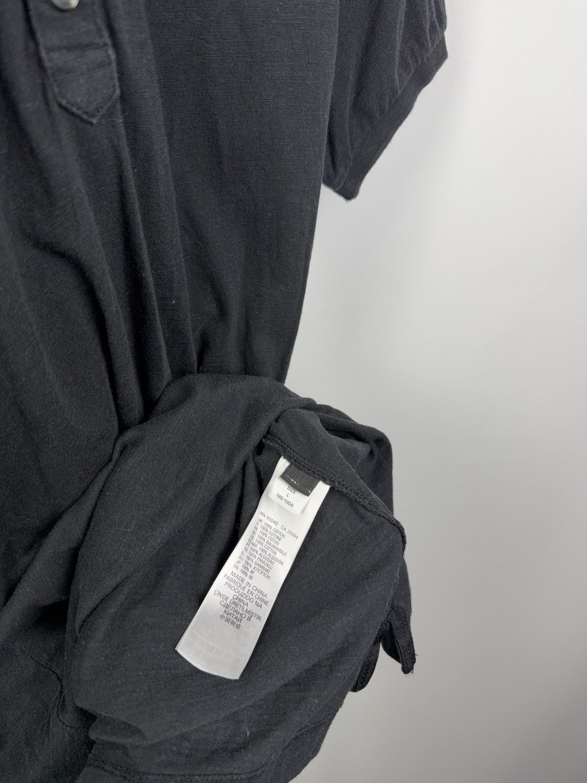 Diesel Luxury Diesel Black Slim Fit Polo Shirt Minimal Logo Size US L / EU 52-54 / 3 - 6 Thumbnail