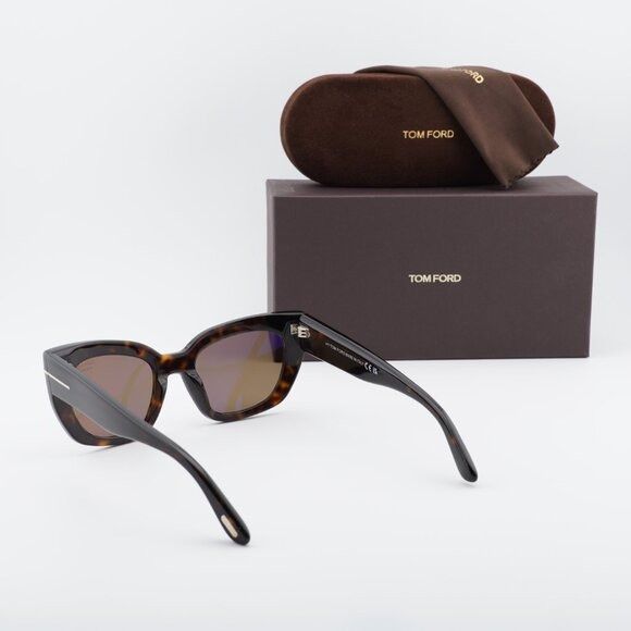 Tom Ford Tom Ford Athena FT1190 52H Sunglasses Havana Cat Eye Frame Size ONE SIZE - 9 Thumbnail