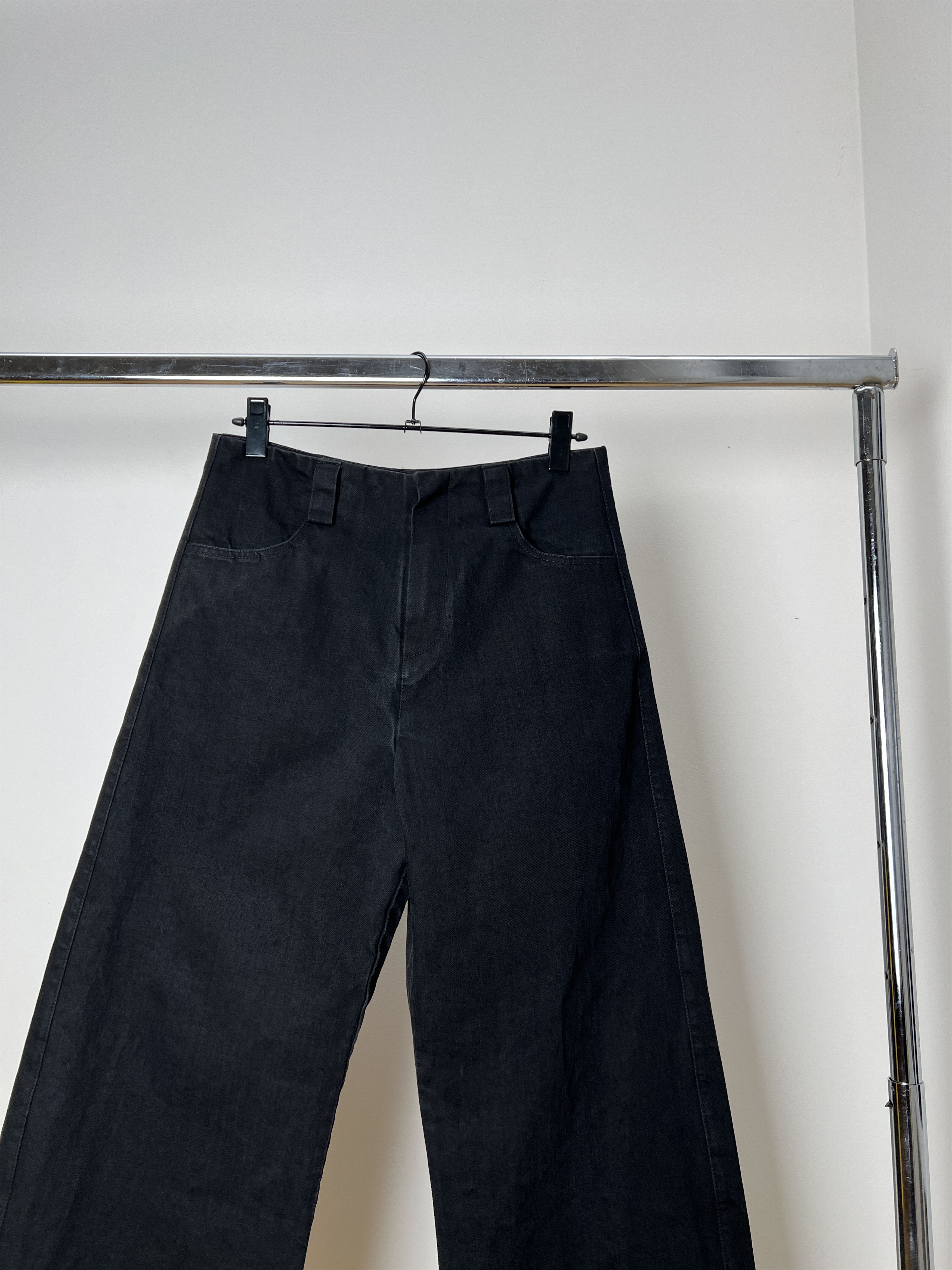 Other NKTRMNV WIDE DENIM PANTS BLACK 01.01 Size US 36 / EU 52 - 9 Thumbnail