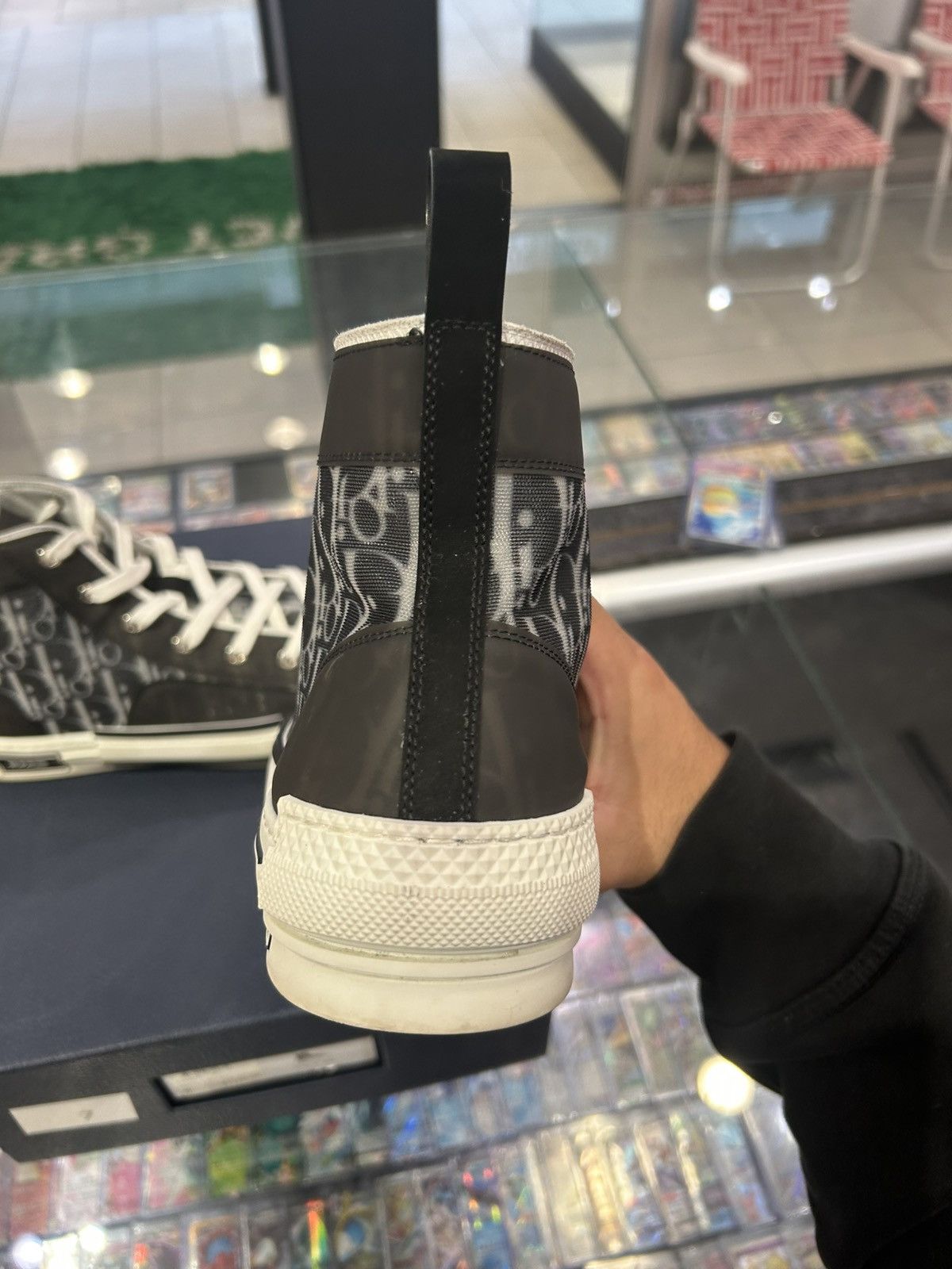 Dior Dior B23 high black white oblique Size US 10 / EU 43 - 5 Thumbnail