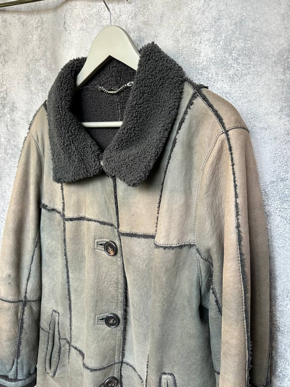 Other RRP 1900$ Werner Christ Patchwork Shearling Coat Size 50 Size US L / EU 52-54 / 3 - 6 Thumbnail