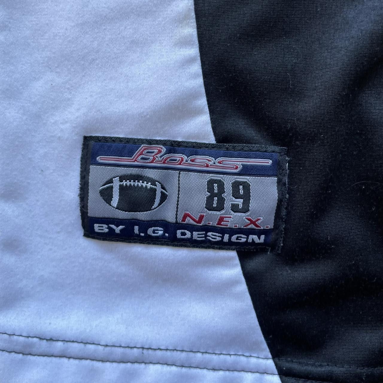 Hugo Boss × Vintage Vintage Y2K 90's 2000's BOSS Baggy Black Jersey Size US XL / EU 56 / 4 - 4 Thumbnail