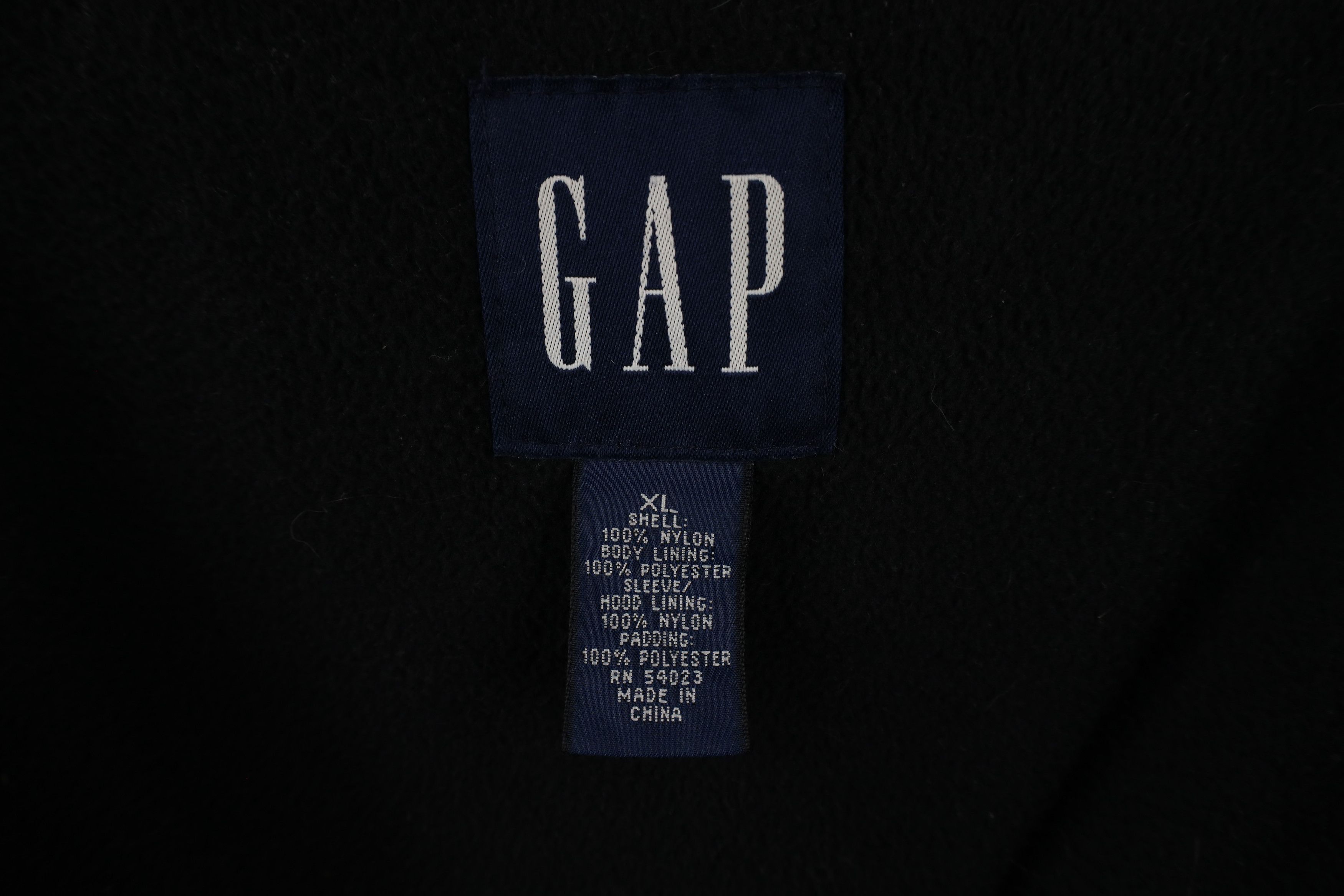 Gap × Vintage Vintage 90s Y2K Gap Lined Full Zip Hooded Jacket Beige Size US XL / EU 56 / 4 - 9 Thumbnail