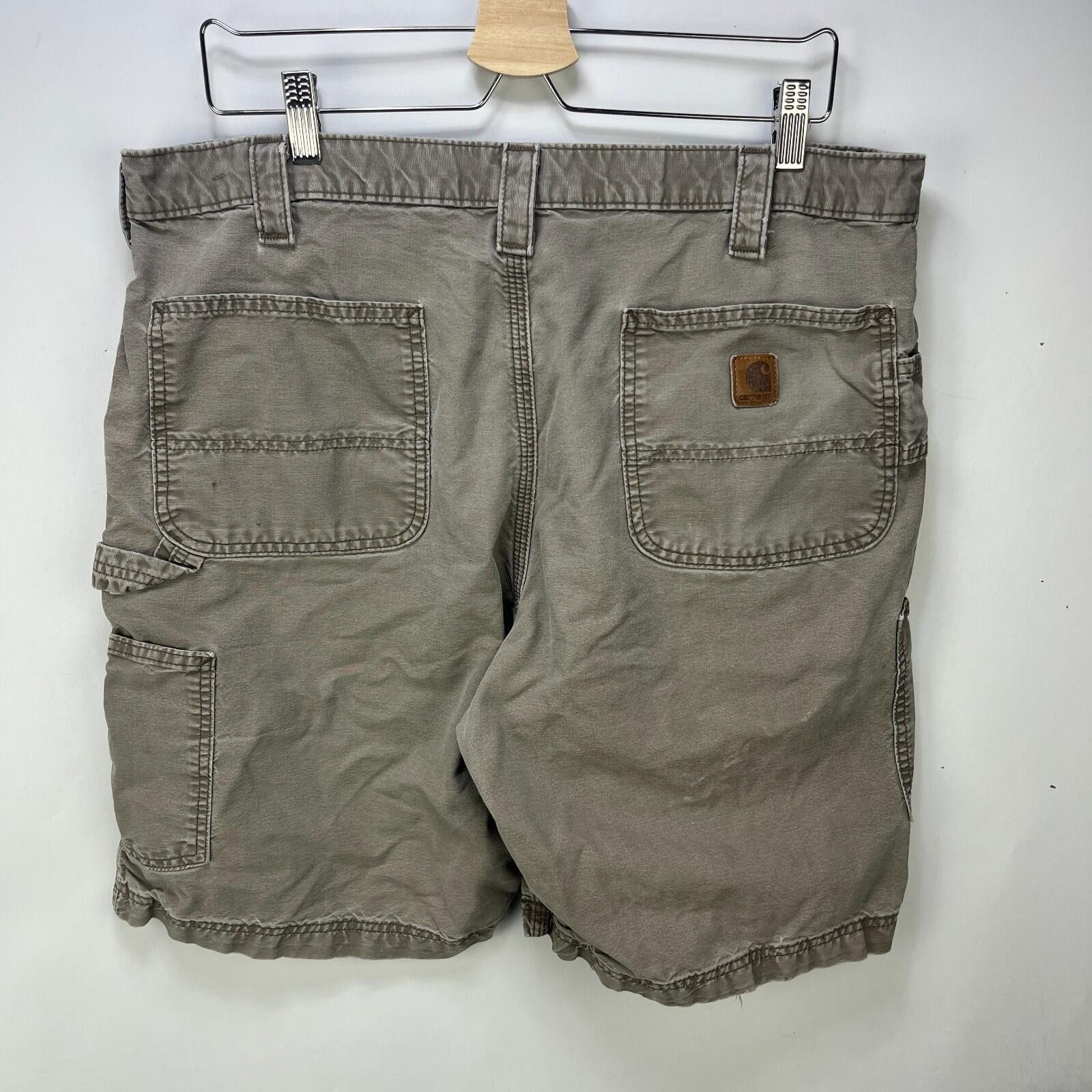 Carhartt Vintage Carhartt Canvas Work Carpenter Shorts Brown 36 Size US 36 / EU 52 - 1 Thumbnail