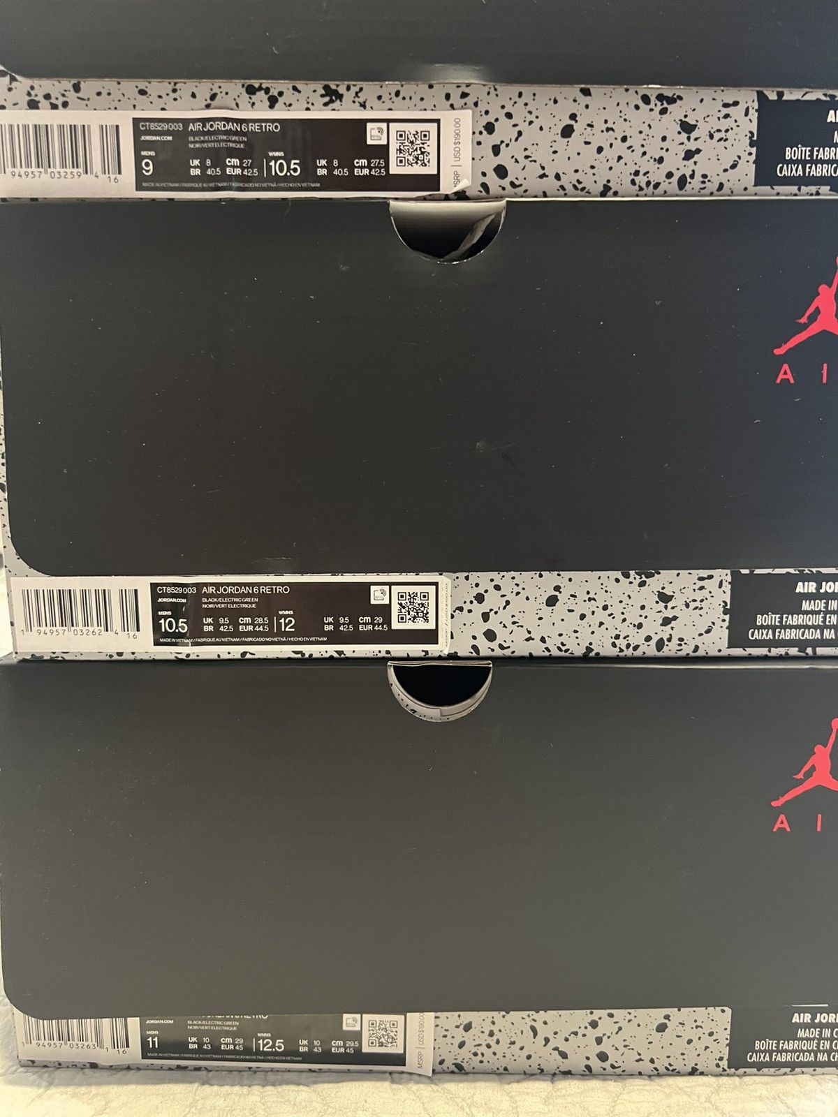 Jordan Brand Air Jordan 6 Retro Electric Green 2021 Mens Size 9, 10.5, 11 Size US 10.5 / EU 43-44 - 7 Thumbnail