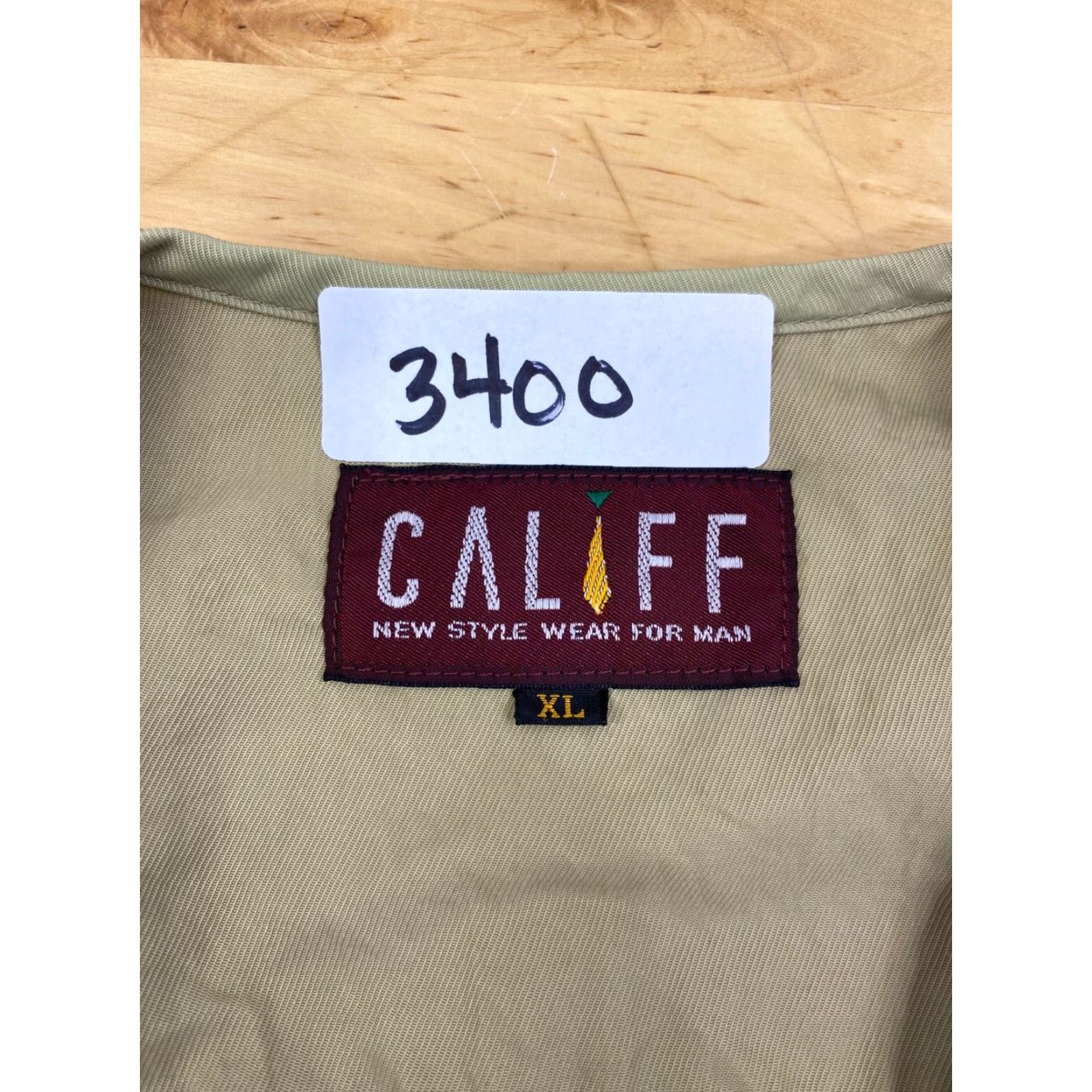 Vintage Califf Vest Outdoor Men XL Beige Pockets Hunting 3400 Size US XL / EU 56 / 4 - 2 Thumbnail