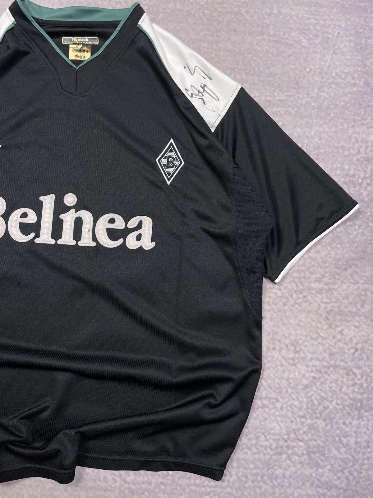Reebok 2001 Borussia Mönchengladbach Reebok Autograph Soccer Jersey Size US XL / EU 56 / 4 - 4 Thumbnail