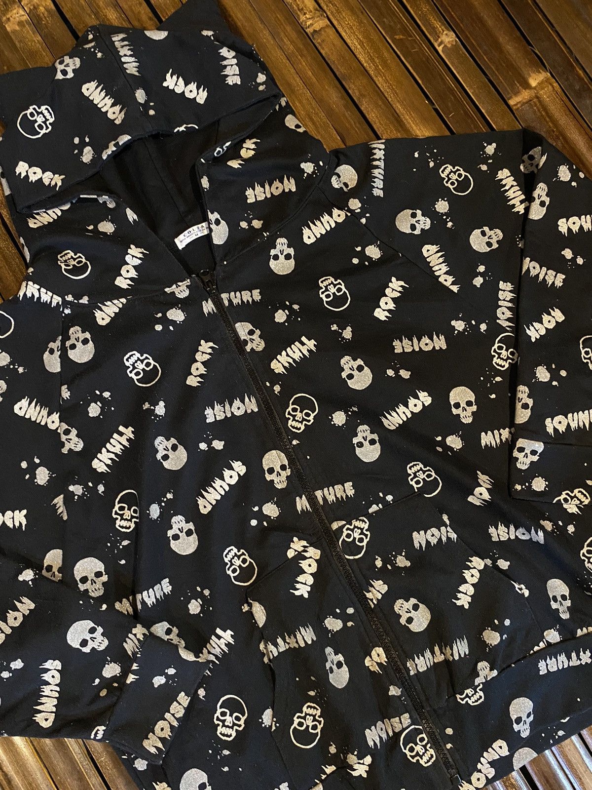 Japanese Brand C.O.L.Z.A SKULL HOODIE Size US M / EU 48-50 / 2 - 2 Thumbnail