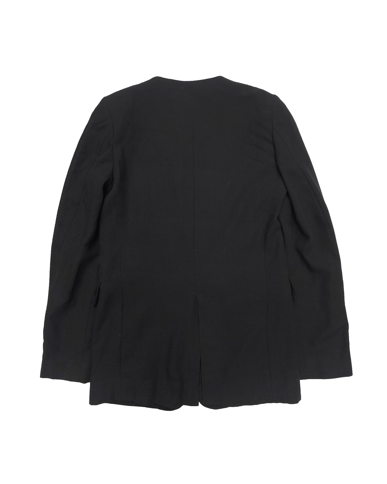 Ann Demeulemeester Ann Demeulemeester Collarless Blazer Jacket Size S / US 4 / IT 40 - 3 Thumbnail