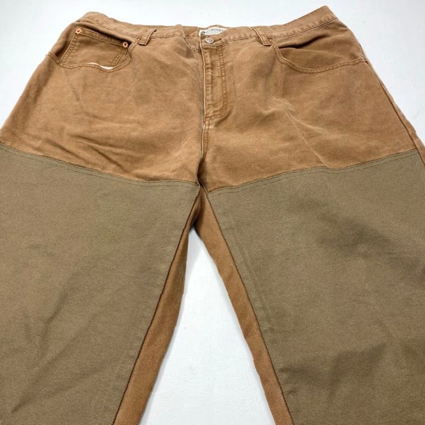 Doublet VINTAGE Columbia Double Knee Canvas Pants Mens 40x34 Briarshun Stout Hunting Size US 40 / EU 56 - 5 Thumbnail