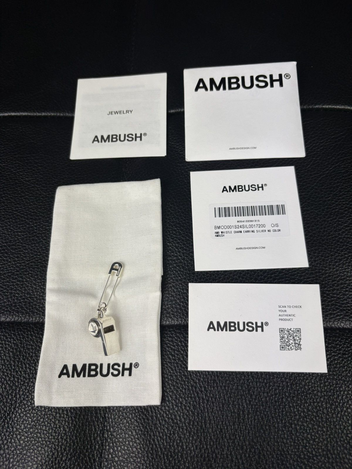 Ambush Design AMBUSH Whistle drop earring 925 silver Size ONE SIZE - 5 Thumbnail