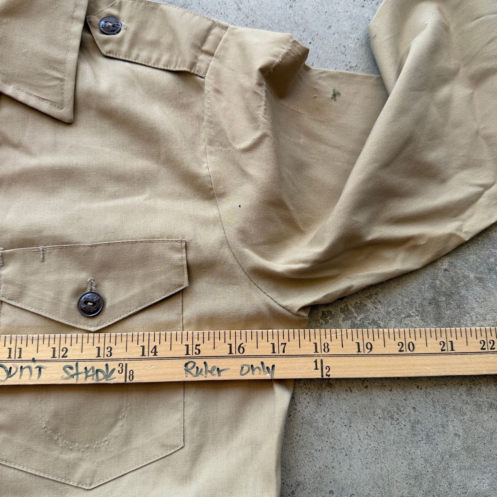 Other Vintage 70s Boy Scouts of America Uniform button Shirt USA Size US S / EU 44-46 / 1 - 7 Thumbnail