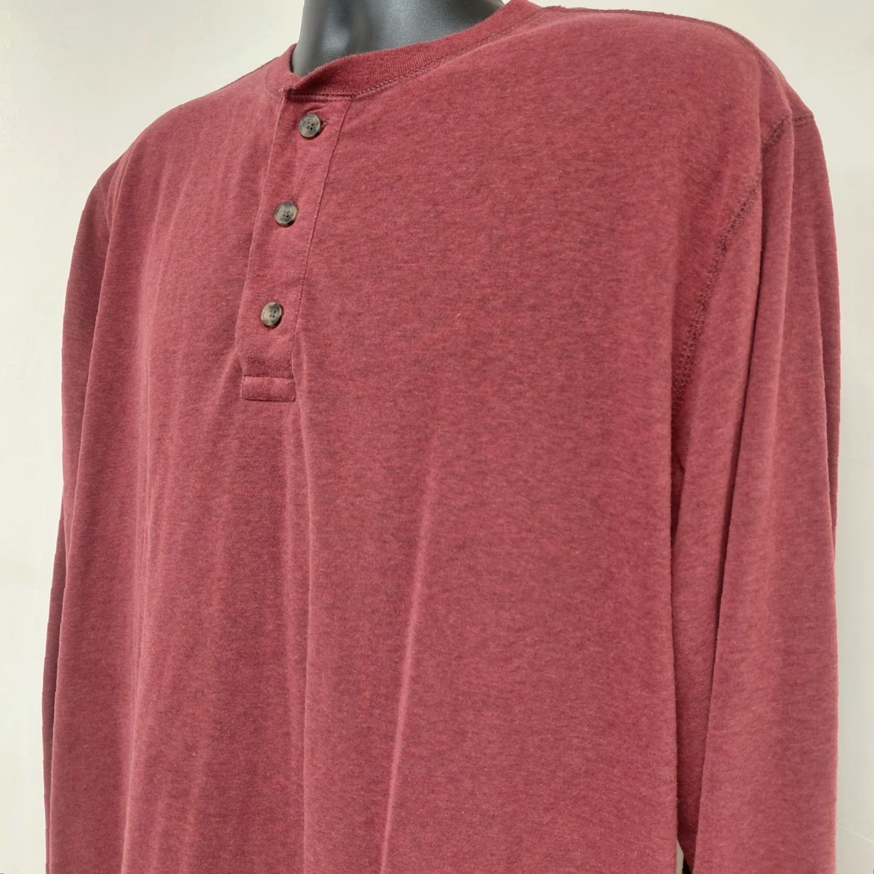 Vintage Outdoor Life Sueded Henley Shirt Men L Burnt Red Long Sleeve Button Shirt HENLEY Outdoor Life Size US L / EU 52-54 / 3 - 4 Thumbnail