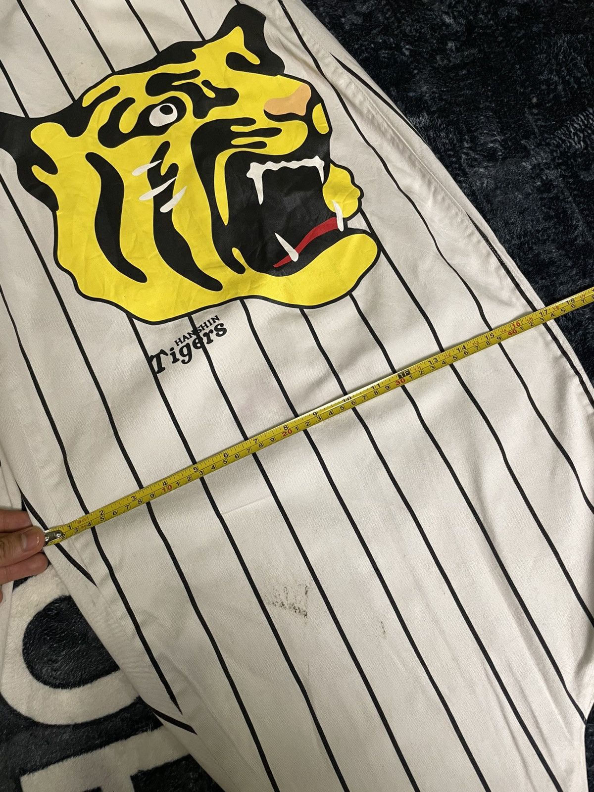 Japanese Brand Toraichi Tobishozoku X Hanshin Tigers Pant Size US 33 - 21 Thumbnail