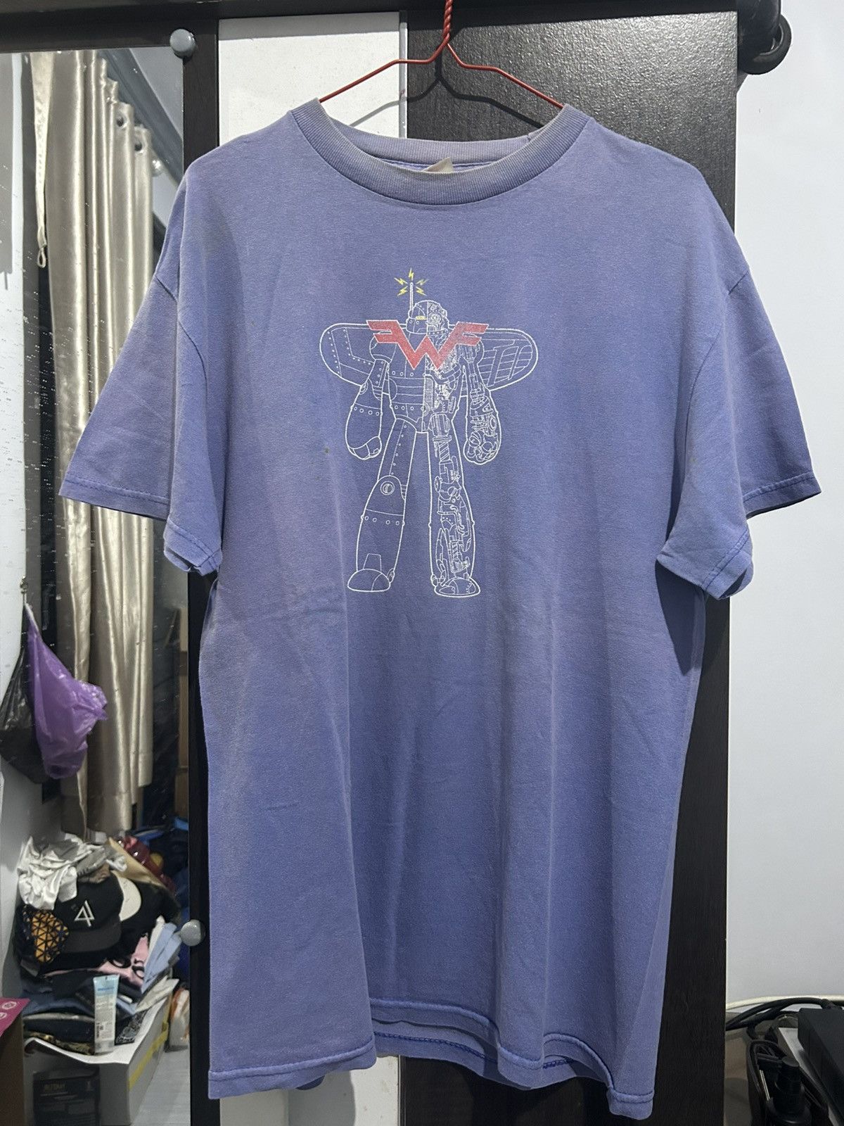 Band Tees WEEZER 90s. RARE ROBOTS Size US M / EU 48-50 / 2 - 3 Thumbnail
