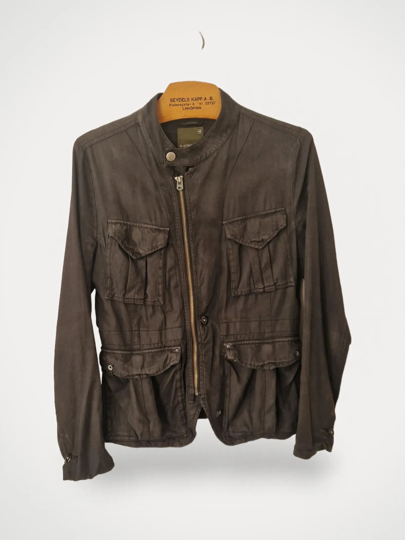 G-Star G-STAR RAW Bikermodell Jacket Size L / US 10 / IT 46 - 1 Thumbnail