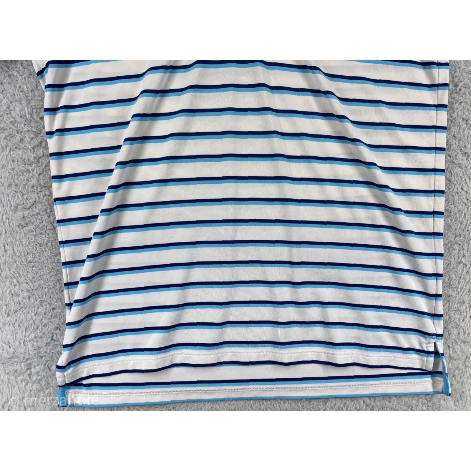 Vintage Greyson Polo Shirt Men Medium Blue White Stripe Golf Cotton Blend Outdoor Size US M / EU 48-50 / 2 - 5 Thumbnail
