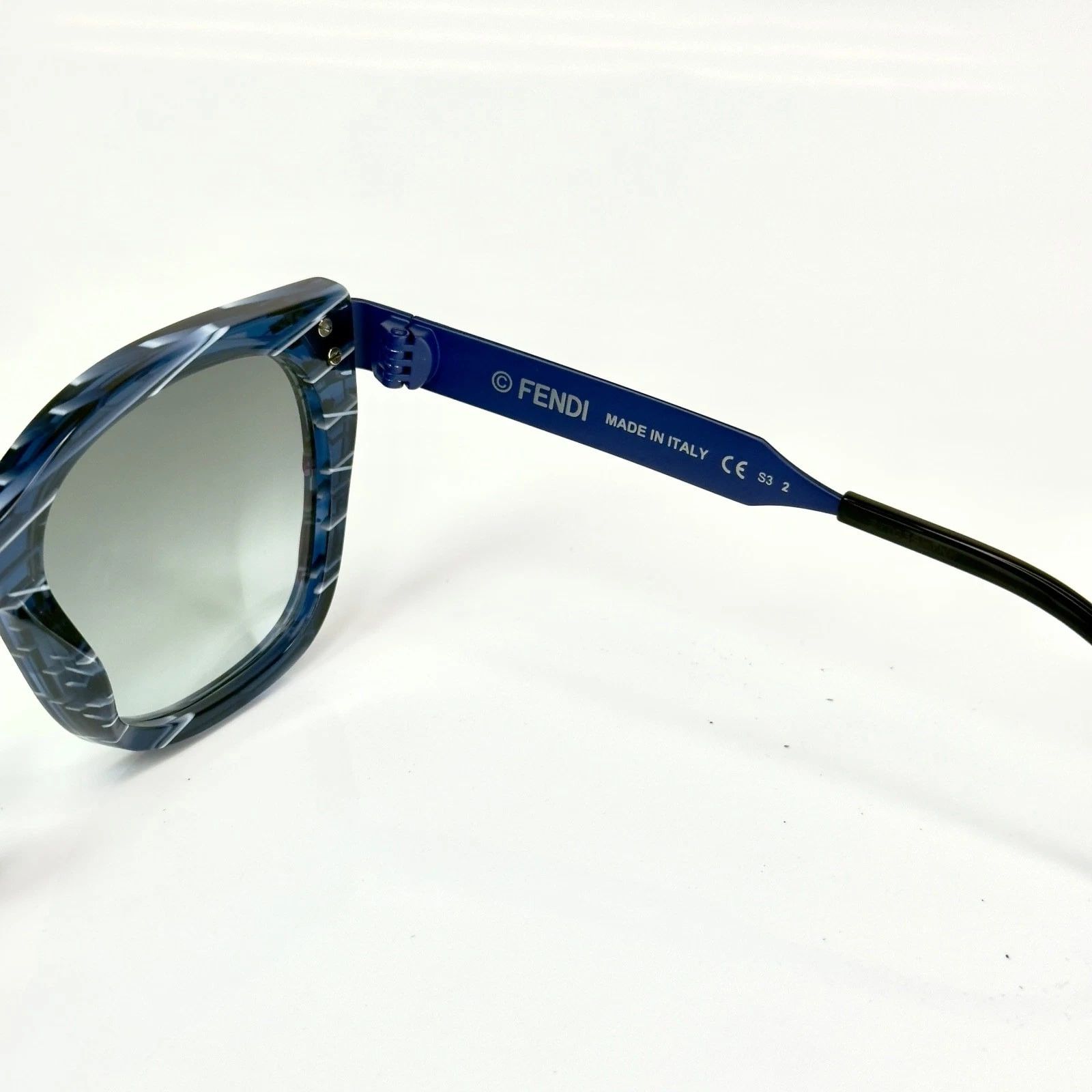 Fendi FENDI FF0180 Thierry Lasry Kinky Blue Red Sunglasses 0180 Size ONE SIZE - 7 Thumbnail