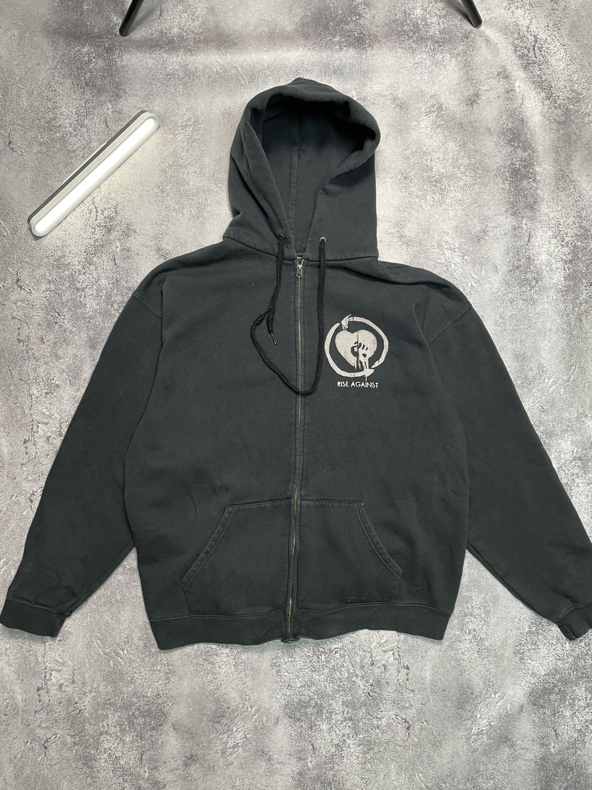 Hysteric Glamour VTG Y2K RHINESTONE SKULL WINGS FULL ZIP HOODIE GOTH GRUNGE Size US XL / EU 56 / 4 - 6 Thumbnail