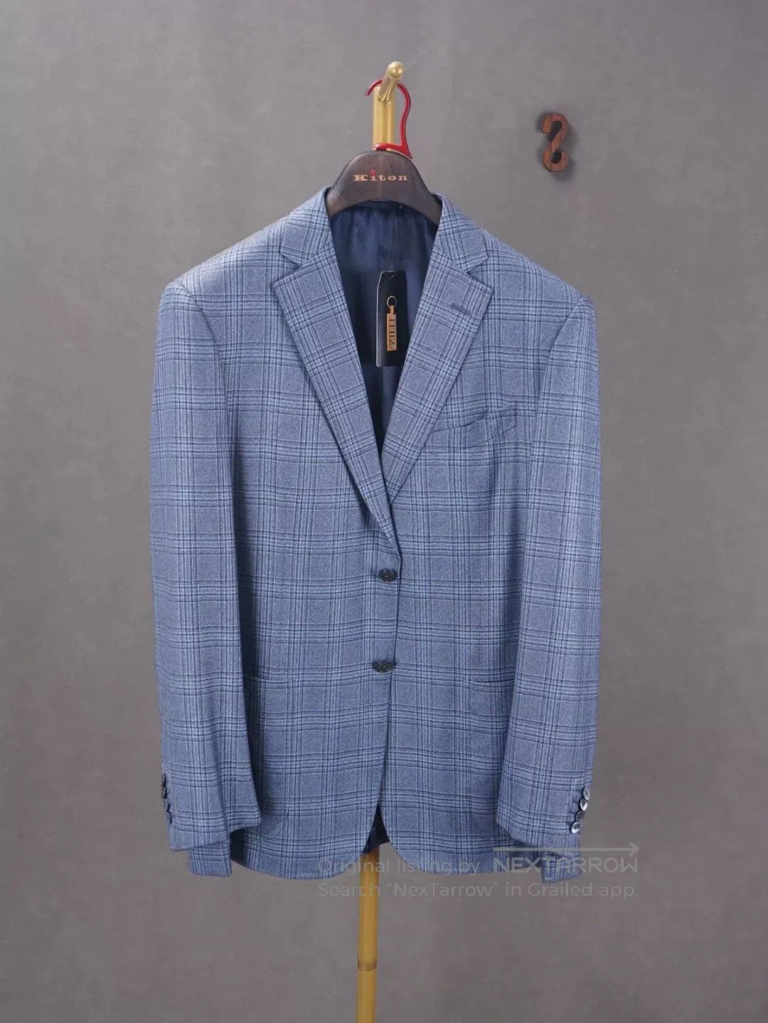 Zilli Casual Blue Plaid Blazer by ZILLI. Size US M / EU 48-50 / 2 - 1 Thumbnail