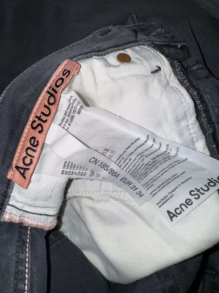 Acne Studios CHARCOAL DENIM JEANS ACNE STUDIOS SIZE 34 Size US 34 / EU 50 - 6 Thumbnail