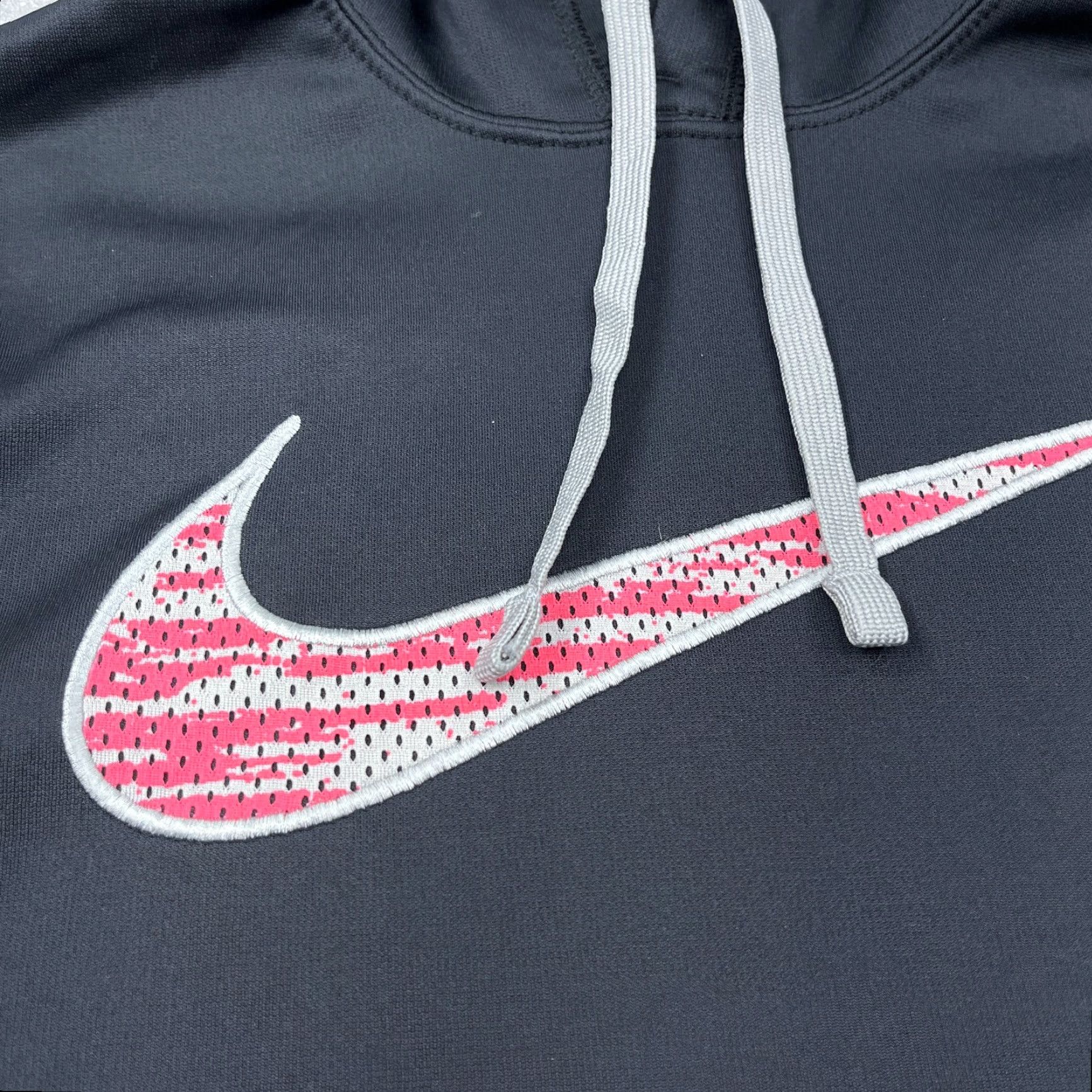 Nike Nike Hoodie Woman M Black Sweatshirt Big Swoosh Performance Pullover Casual Ladies Size M / US 6-8 / IT 42-44 - 3 Thumbnail