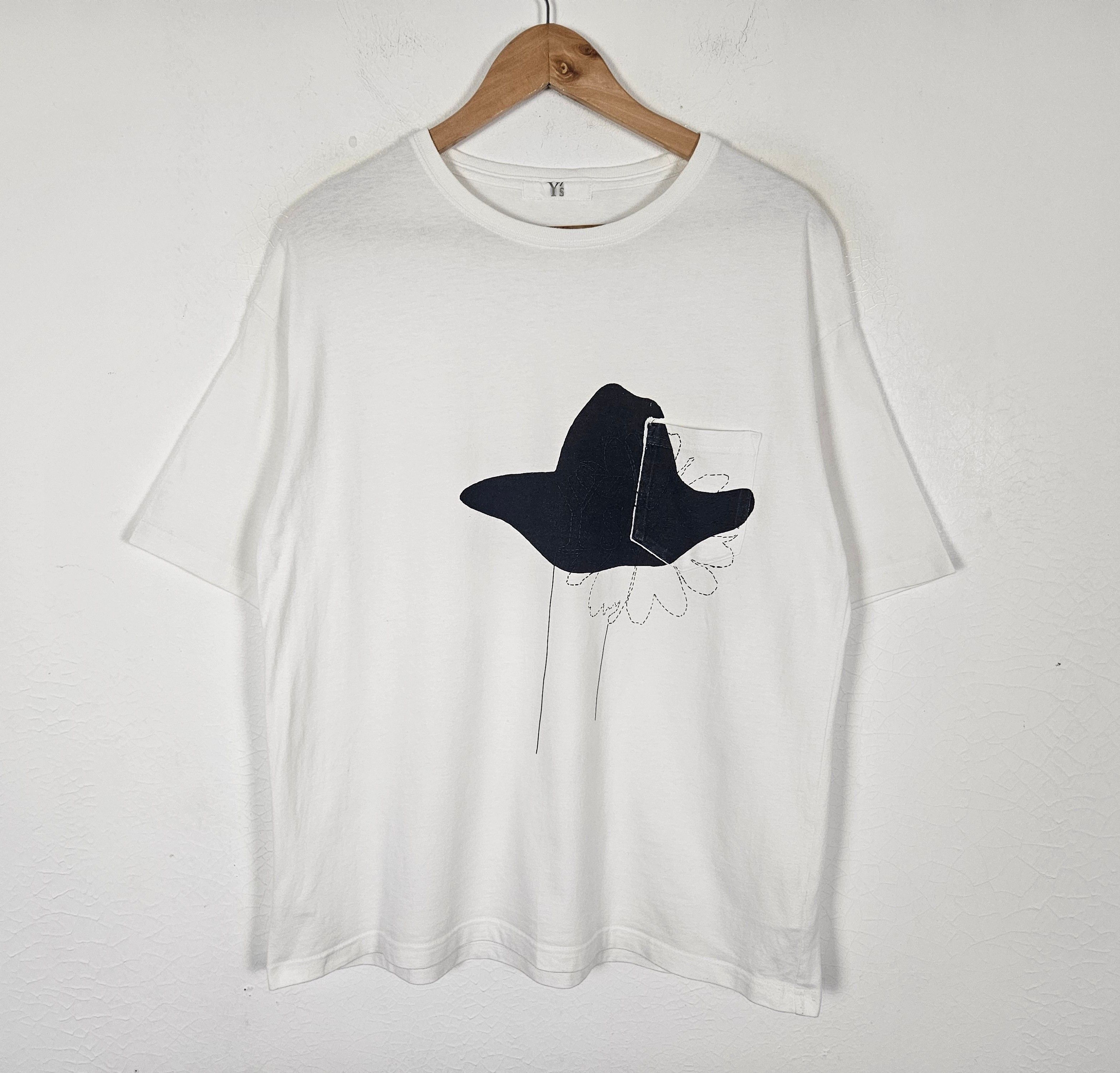 Yohji Yamamoto Y's Yohji Yamamoto pocket tee Shirt Size US M / EU 48-50 / 2 - 2 Thumbnail