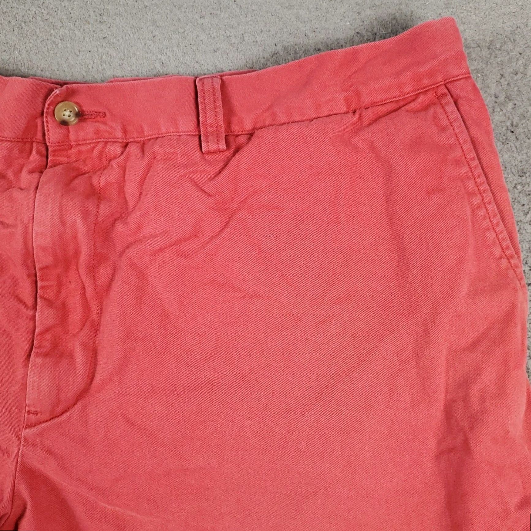 Ralph Lauren VINTAGE Ralph Lauren Chino Shorts Womens Size 42 Flat Front Casual Red Pink Adults Size 42" / US 20 - 3 Thumbnail